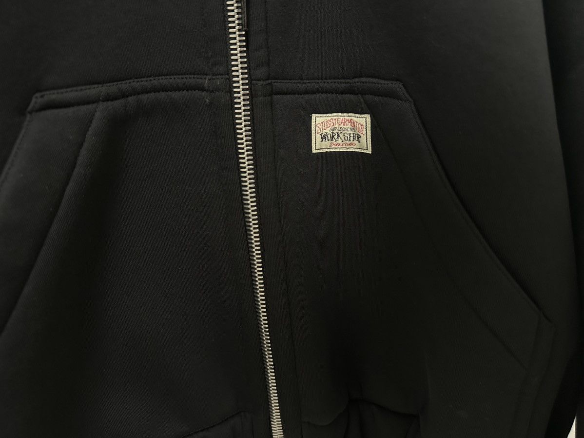 Our Legacy × Stussy Our Legacy x Stussy Work Shop Black Scuba Zip Hoodie Size US S / EU 44-46 / 1 - 3 Thumbnail