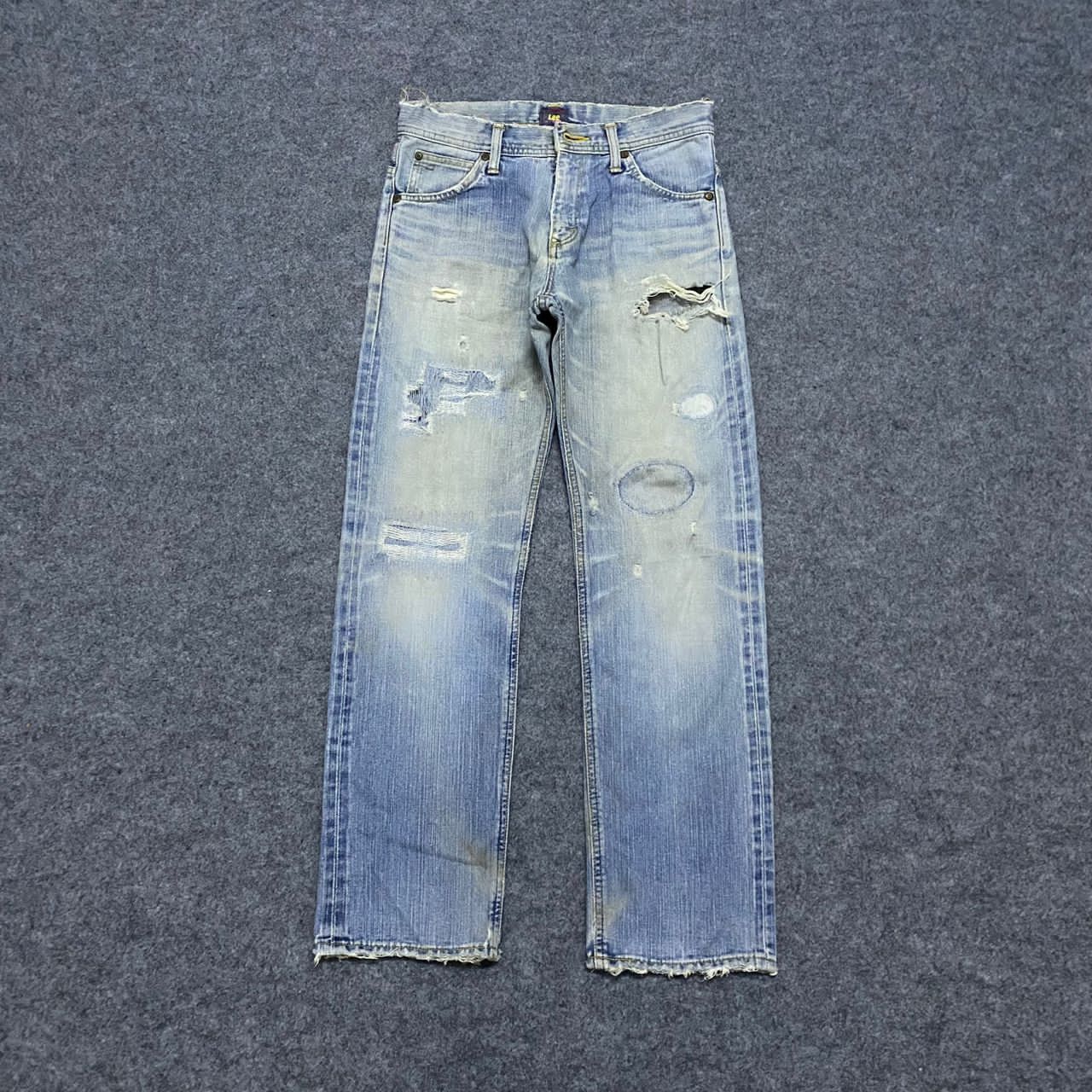 If Six Was Nine 💥Best offer💥Vintage Lee Cowboy Selvegde Distressed Denim Size US 30 / EU 46 - 1 Thumbnail