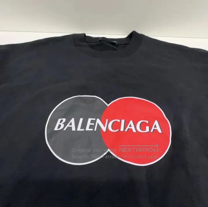 Balenciaga Balenciaga Logo Print Black Long Sleeve Sweatshirt. Size US S / EU 44-46 / 1 - 8 Thumbnail