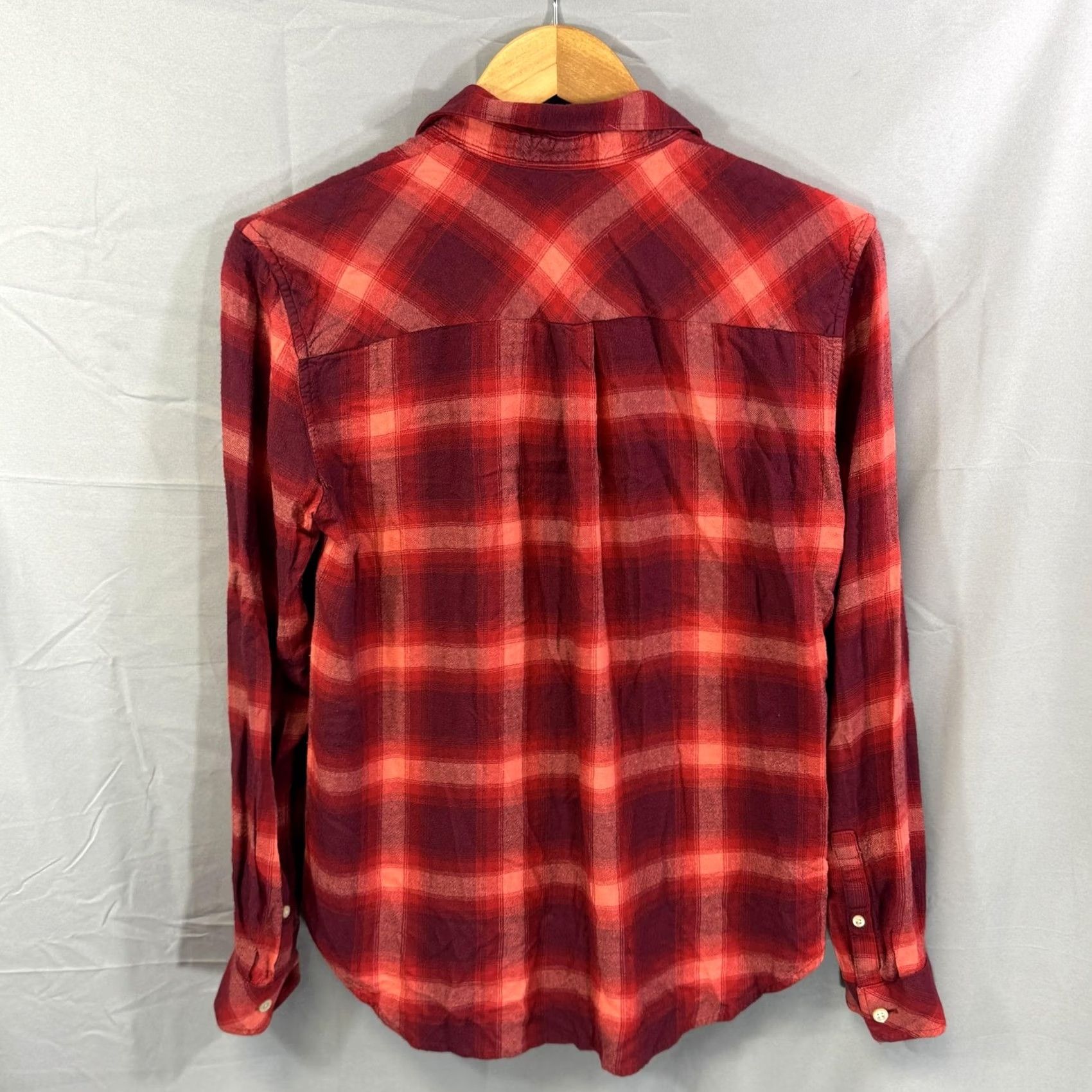 Gap VINTAGE Gap Pendleton Shirt Womens XS Red Plaid Button-Up Flannel Long Sleeve Pockets Size XS / US 0-2 / IT 36-38 - 2 Thumbnail