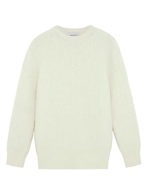 16Arlington o1mle1125 Sephia Knit Jumper Sweater in White Size M / US 6-8 / IT 42-44 - 1 Preview