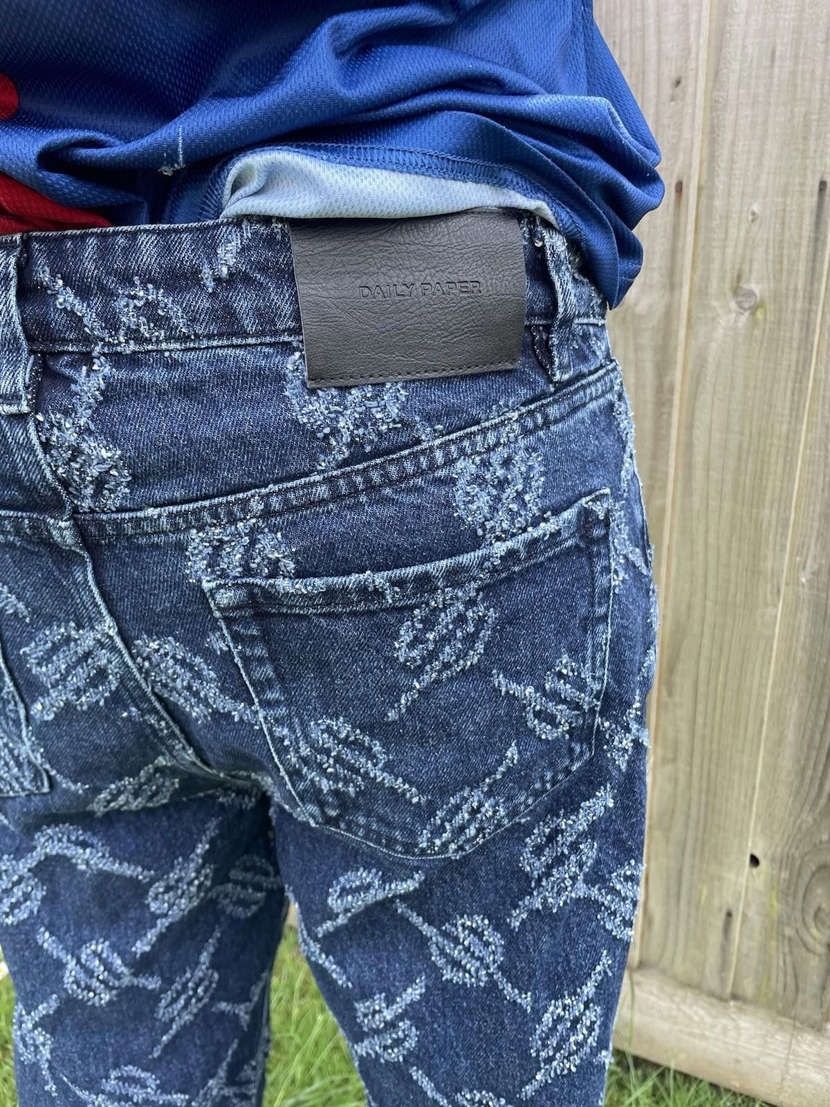 Daily Paper Daily Paper Monogram Jeans W34 L30 Size 34" / US 12 / IT 48 - 2 Thumbnail