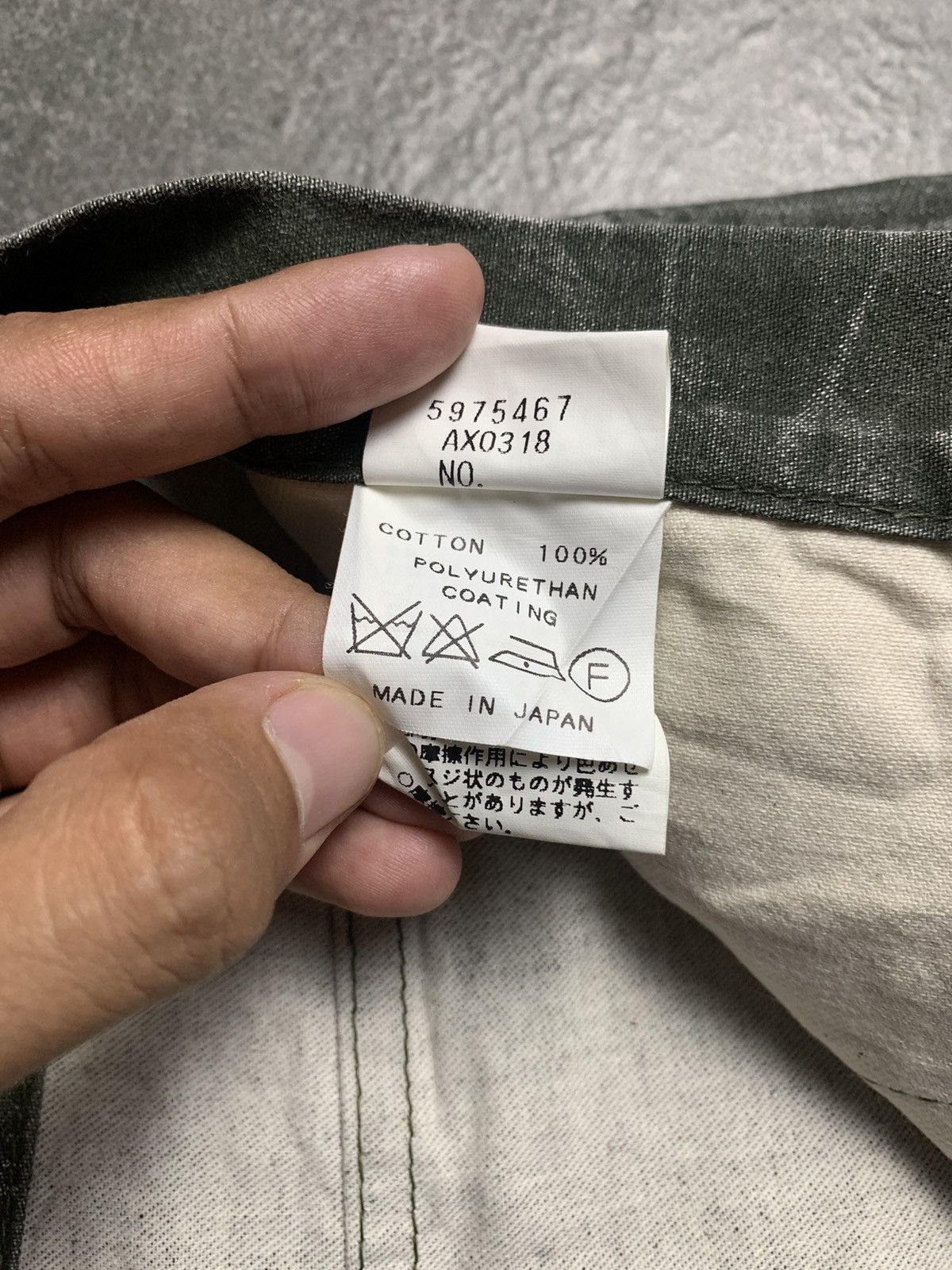 Japanese Brand 2000s ByeMRT Paris Acid Wash Pants Size US 30 / EU 46 - 9 Thumbnail