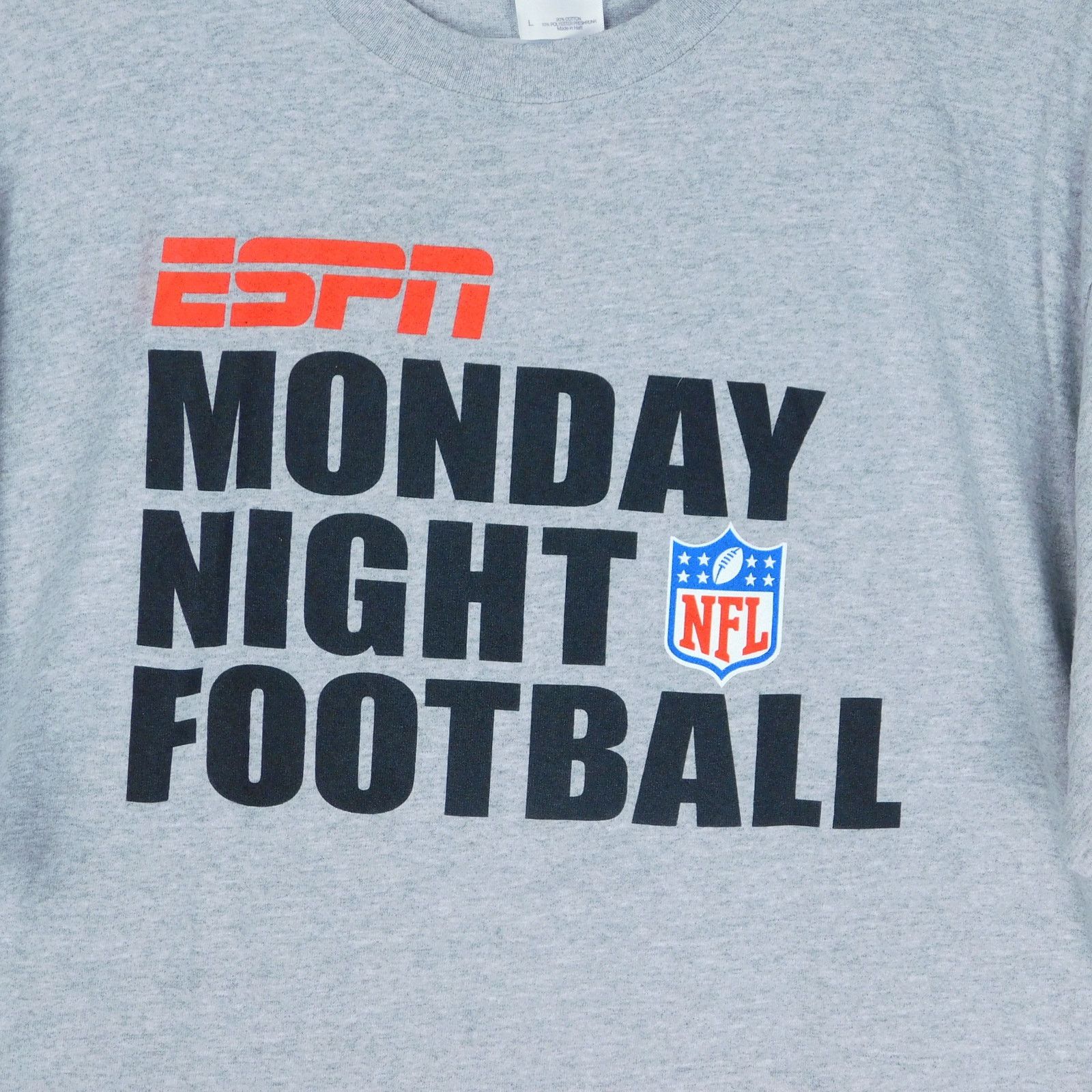 Gildan ESPN Monday Night Football T Shirt Size L Gray GMC Back Logo Size US L / EU 52-54 / 3 - 4 Thumbnail