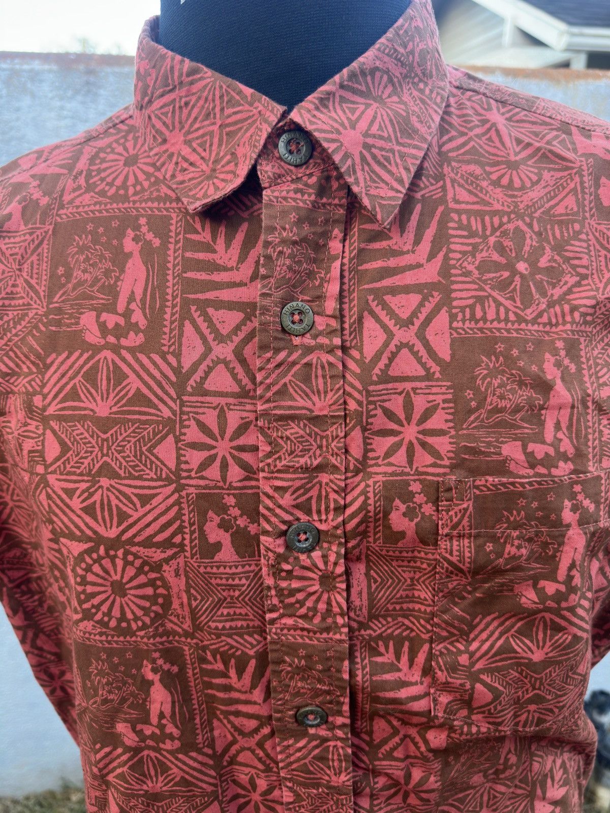 Other PreOwned Hinano Tahiti Shirt Men's L Red Hawaiian Size US L / EU 52-54 / 3 - 3 Thumbnail