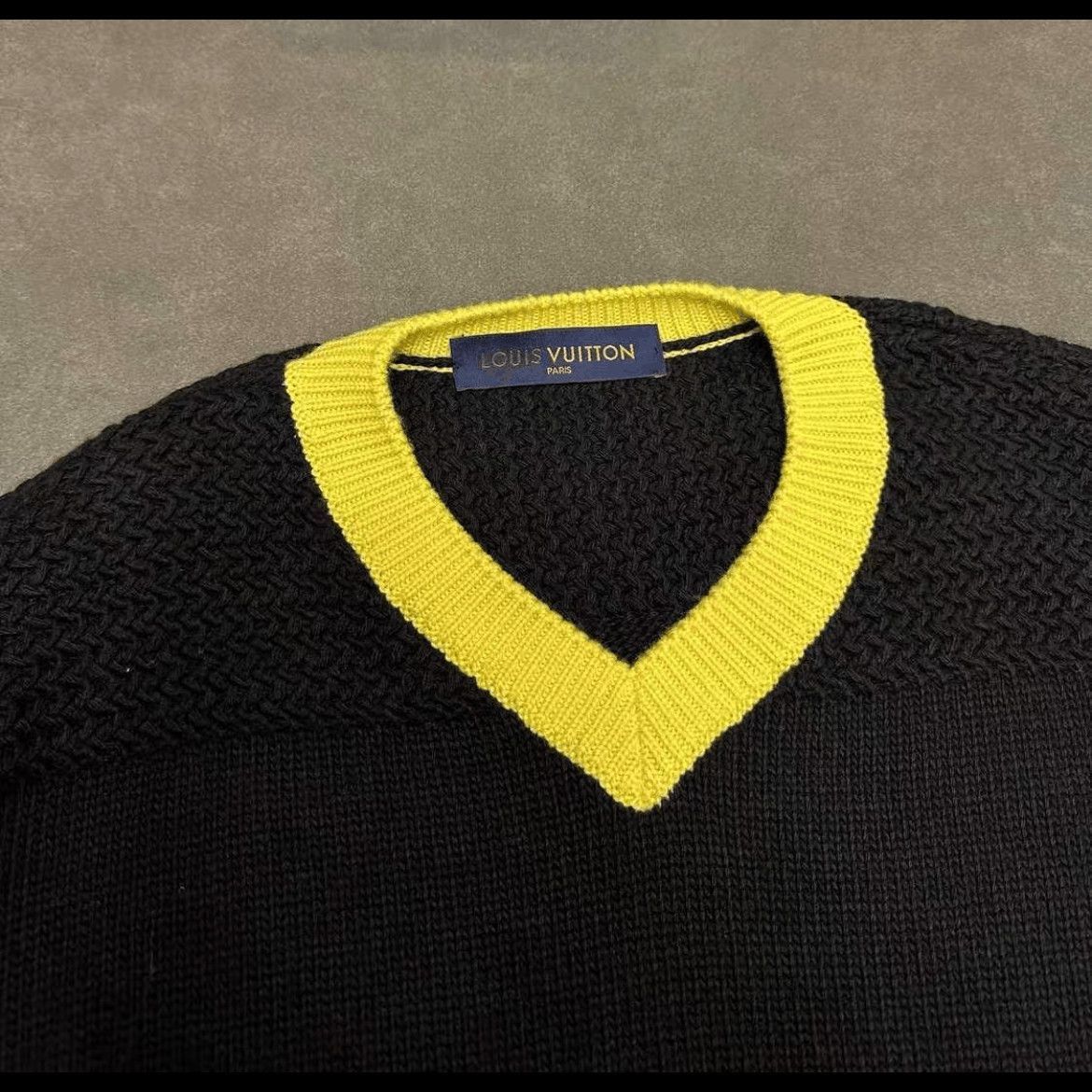 Louis Vuitton Louis Vuitton Runway Logo Knitwear Sweater-2507 Size US XL / EU 56 / 4 - 3 Thumbnail
