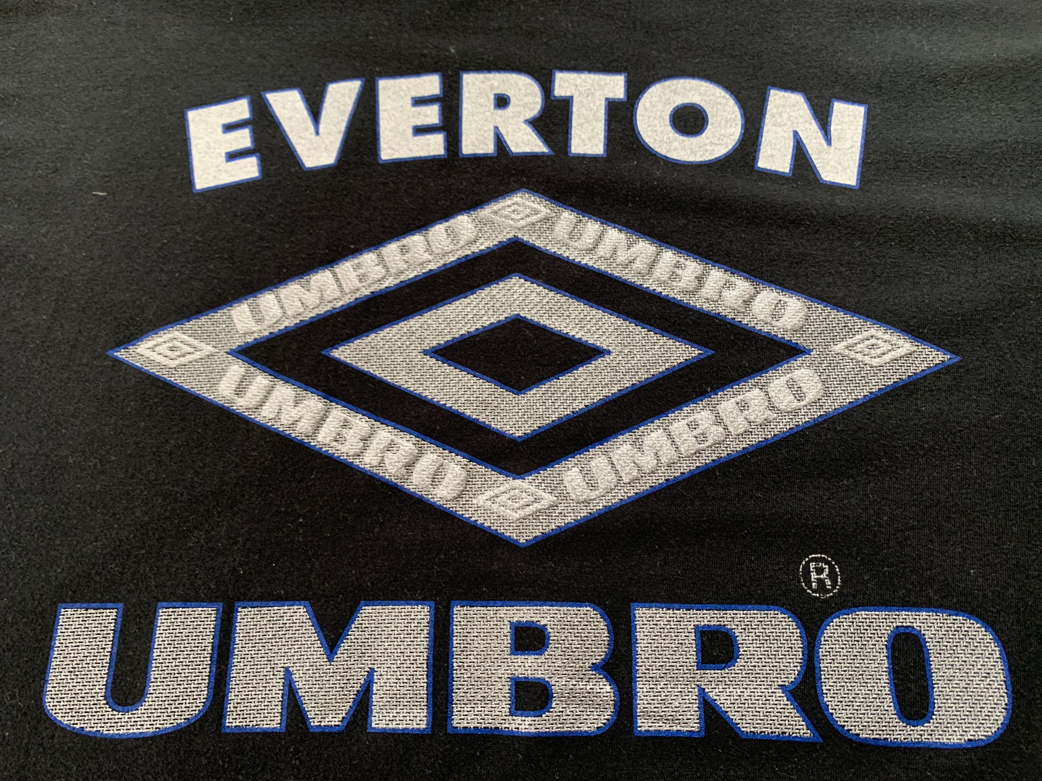 Umbro × Vintage Rare Umbro Everton Vintage Fans Cotton T-Shirt Size US L / EU 52-54 / 3 - 7 Thumbnail