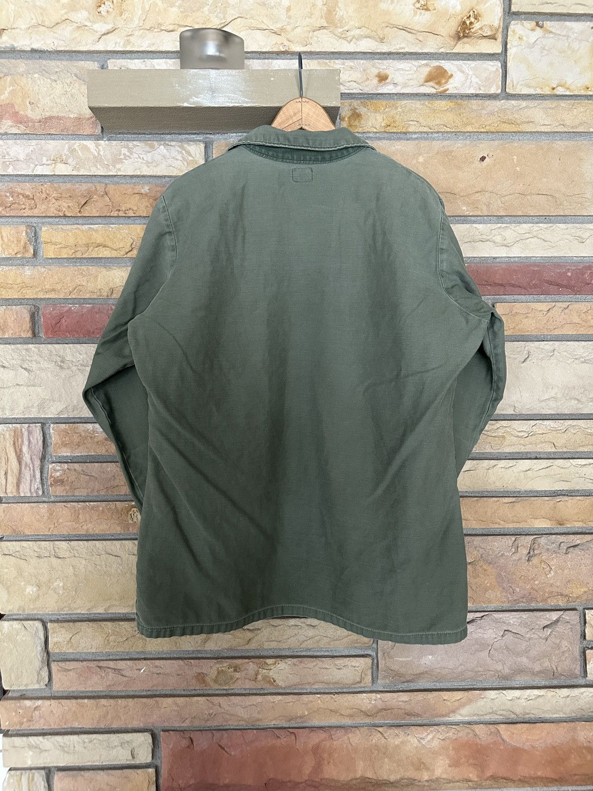 Vintage Vintage 70s USMC Stencil OG-107 Sateen Utility Shirt P64 Size US M / EU 48-50 / 2 - 6 Thumbnail