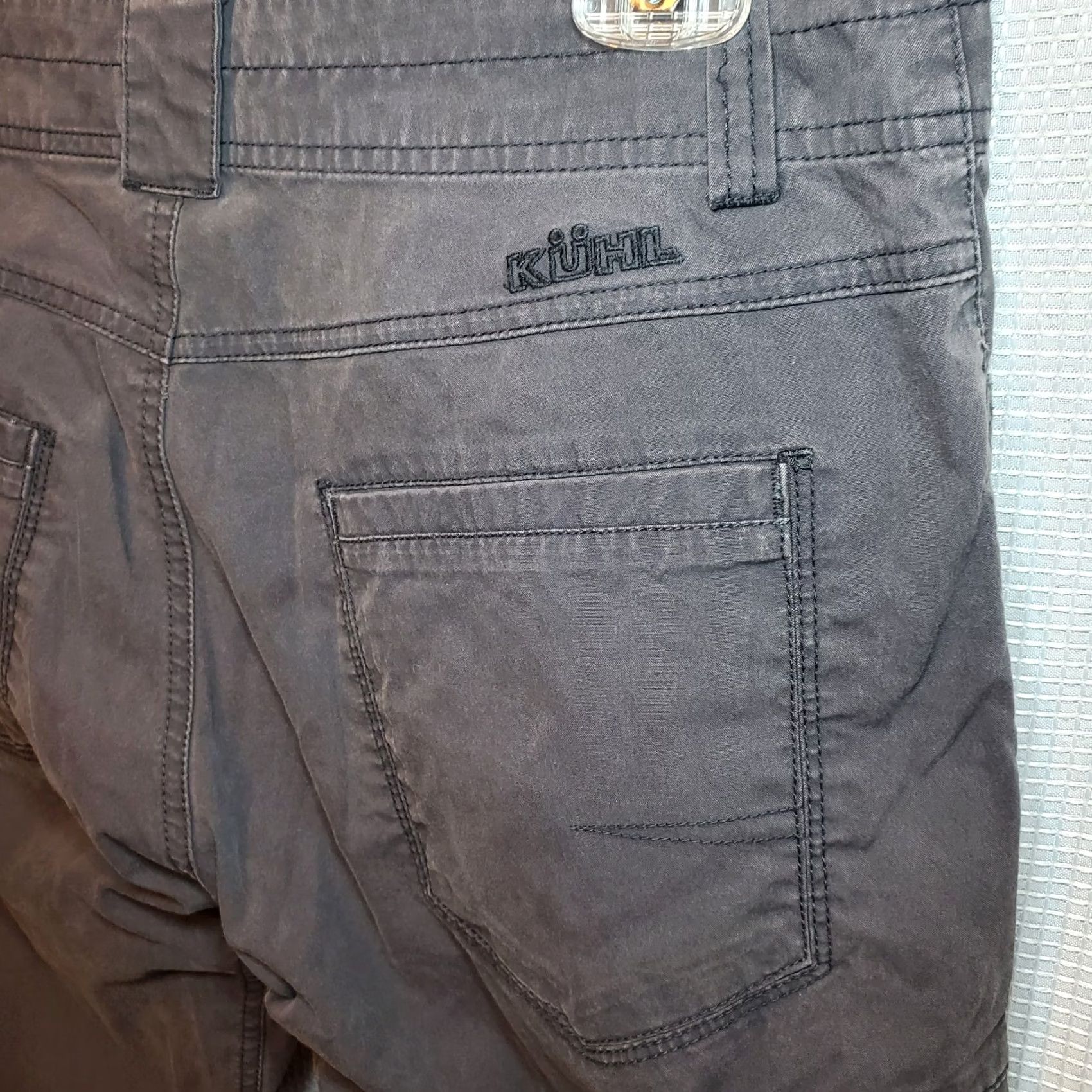 Vintage Kuhl Slax Pants Mens 32x31 Gray Lightweight Hiking Performance Outdoor Stretch Size US 32 / EU 48 - 6 Thumbnail