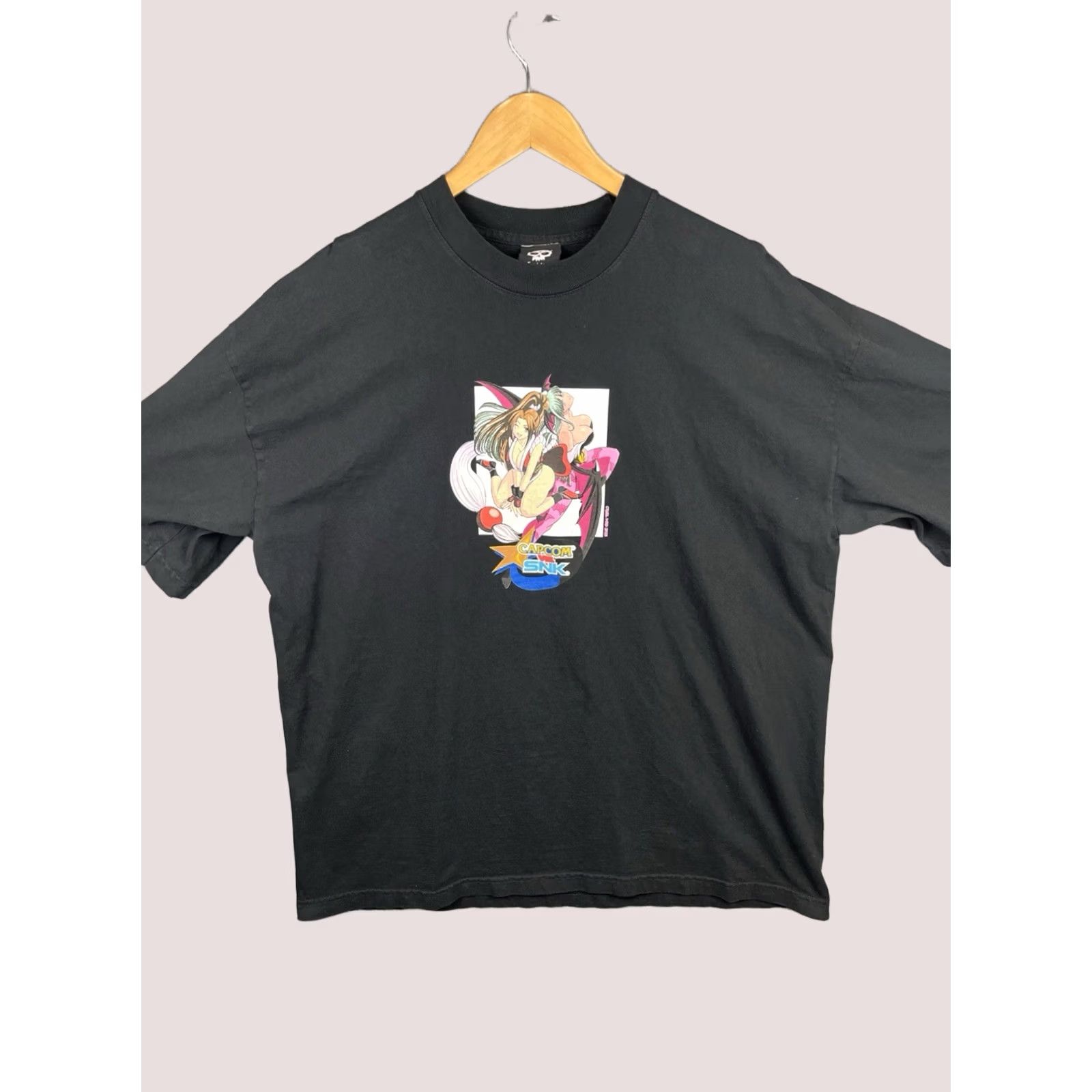 Vintage Cruel Void Shirt Mens XL Black Capcom vs SNK Mai Shiranui Morrigan Aensland Size US XL / EU 56 / 4 - 1 Thumbnail