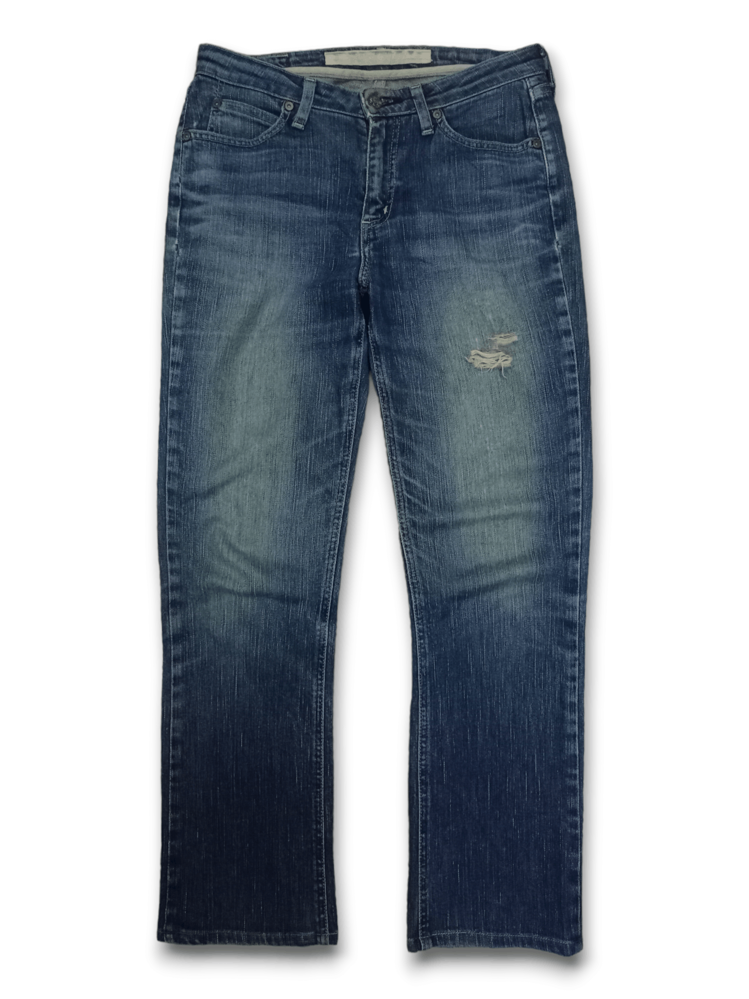 Levi's × Levi's Vintage Clothing Vintage Levis Ladys Blue Wash Distressed Jeans Made in Japan Size 28" / US 6 / IT 42 - 1 Thumbnail
