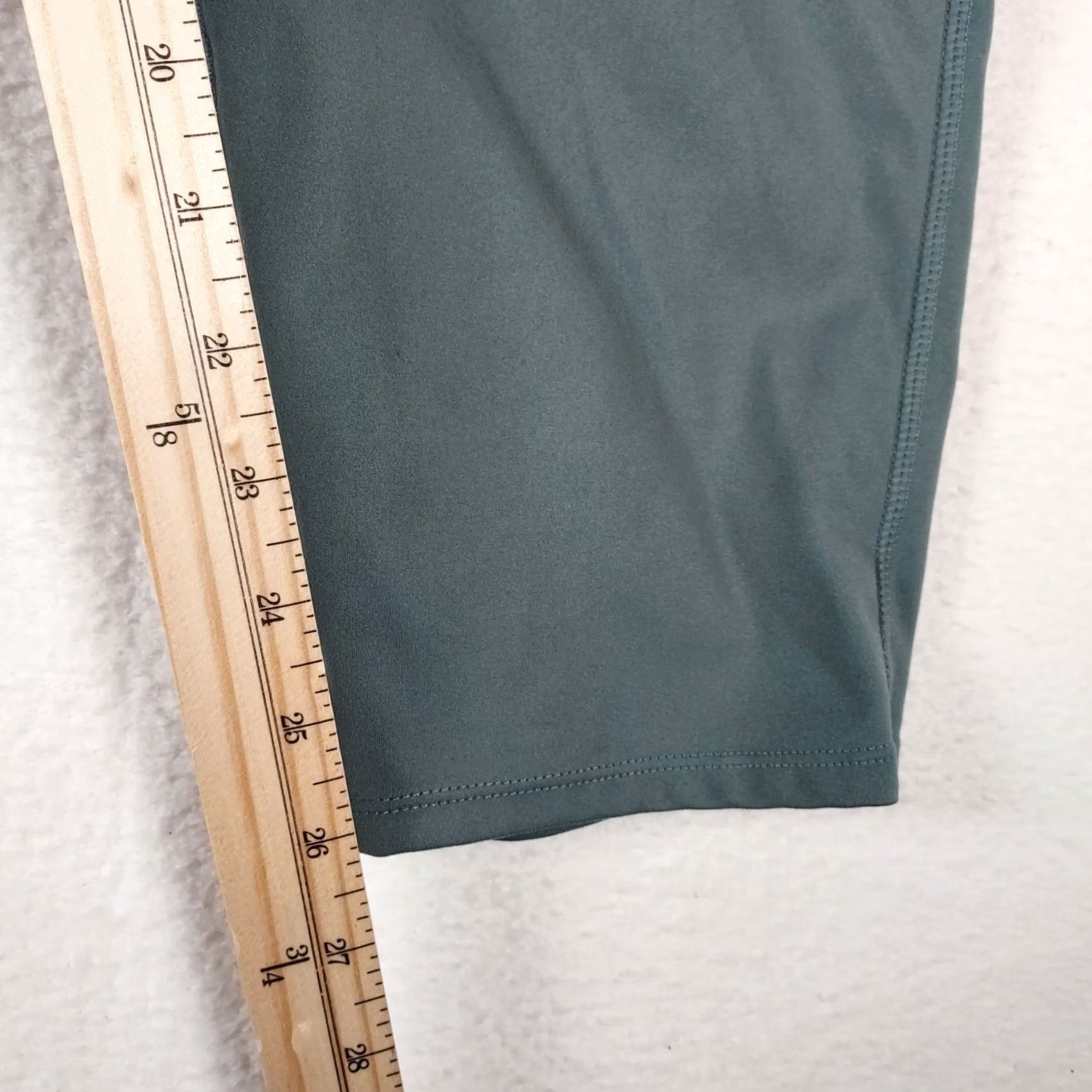 Vintage Maurices Women’s Activewear Joggers L Regular Blue Green Polyester Stretch Jogger Pants Womens Size 36" / US 14 / IT 50 - 6 Thumbnail