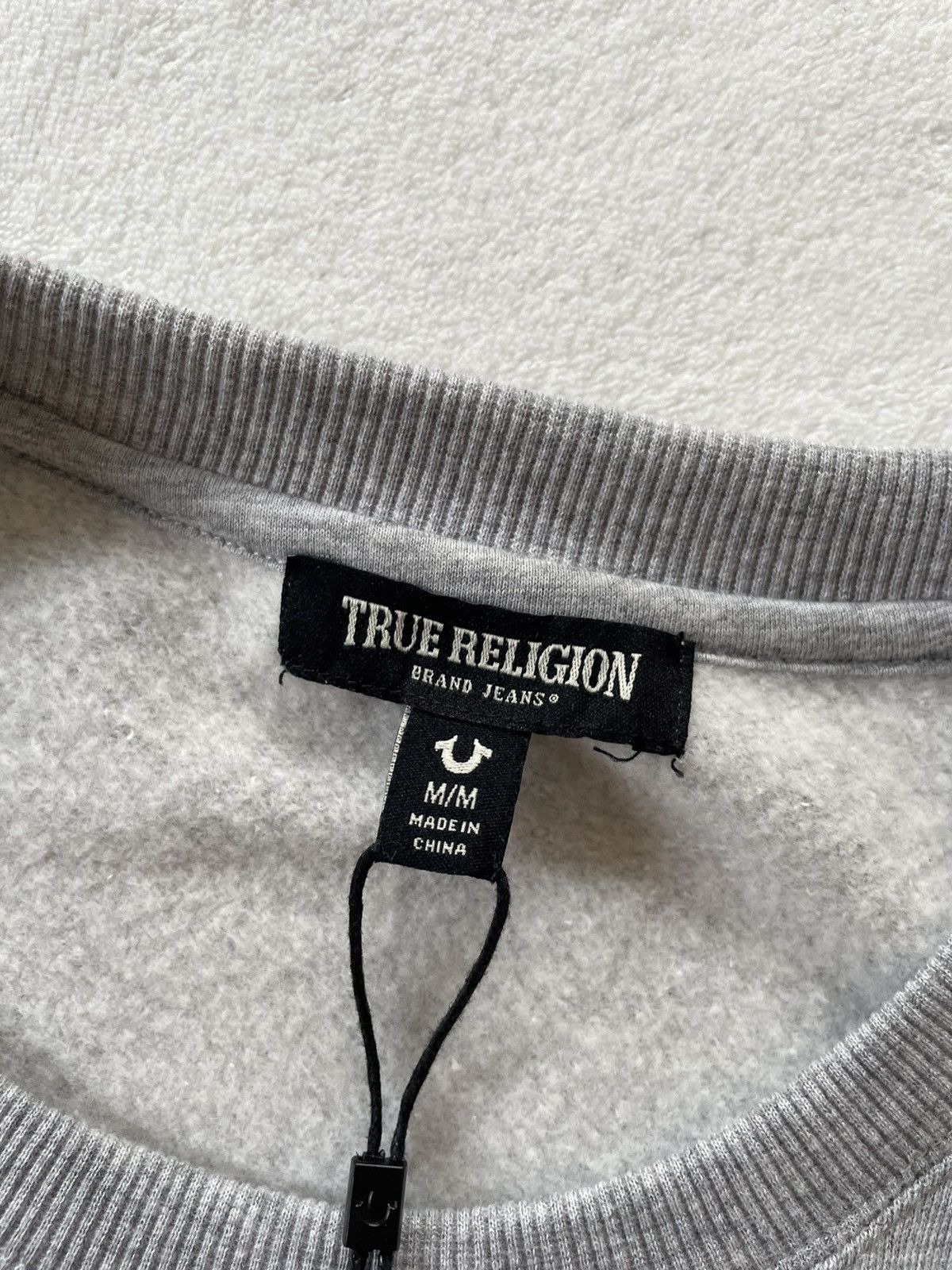 Japanese Brand 🥡 TRUE RELIGION BRAND NEW BIG LOGO CREWNECK Size US M / EU 48-50 / 2 - 3 Thumbnail