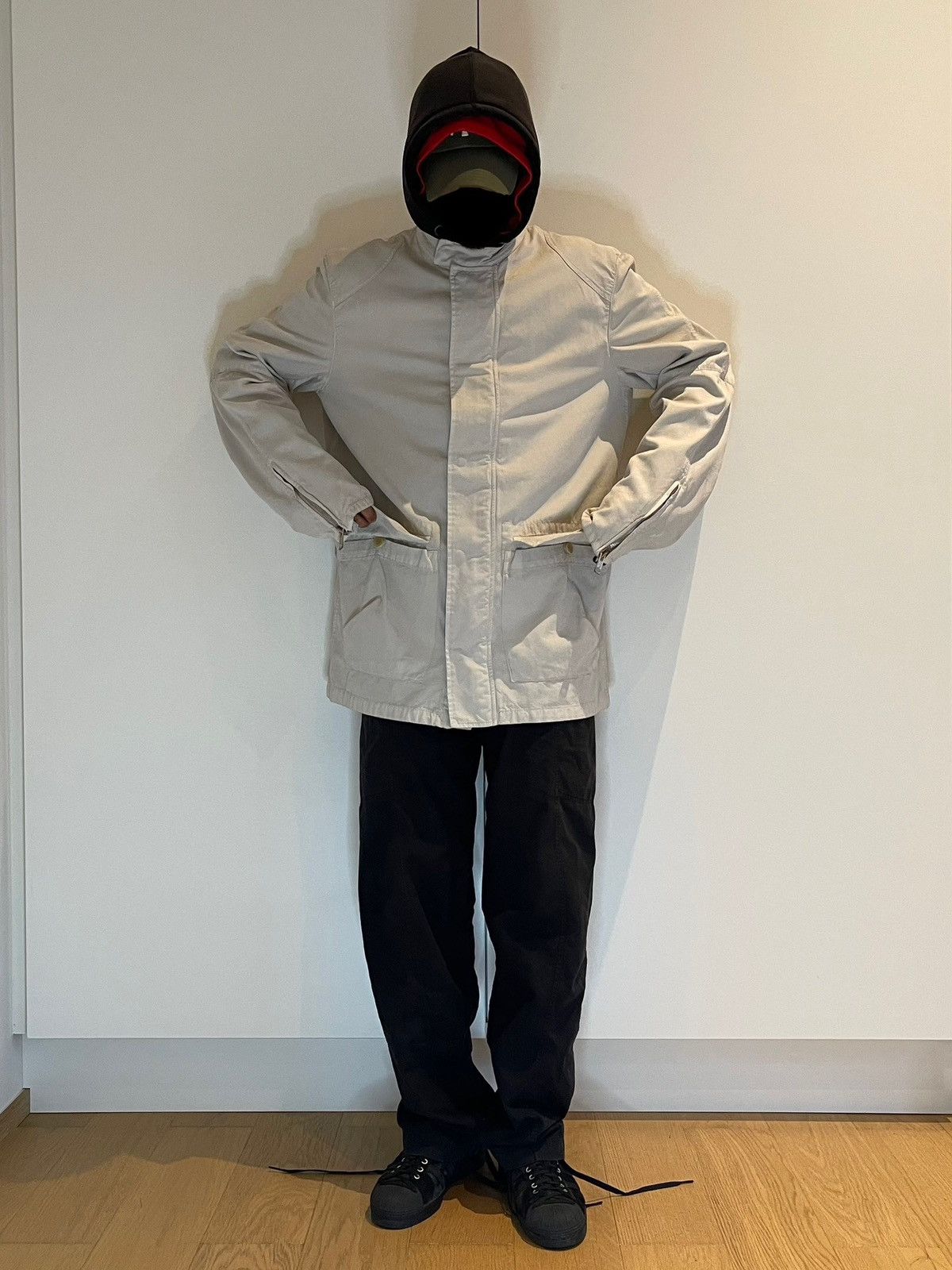 Maison Margiela Maison Martin Margiela SS06 Light Grey Cotton Field Jacket Size US L / EU 52-54 / 3 - 5 Thumbnail