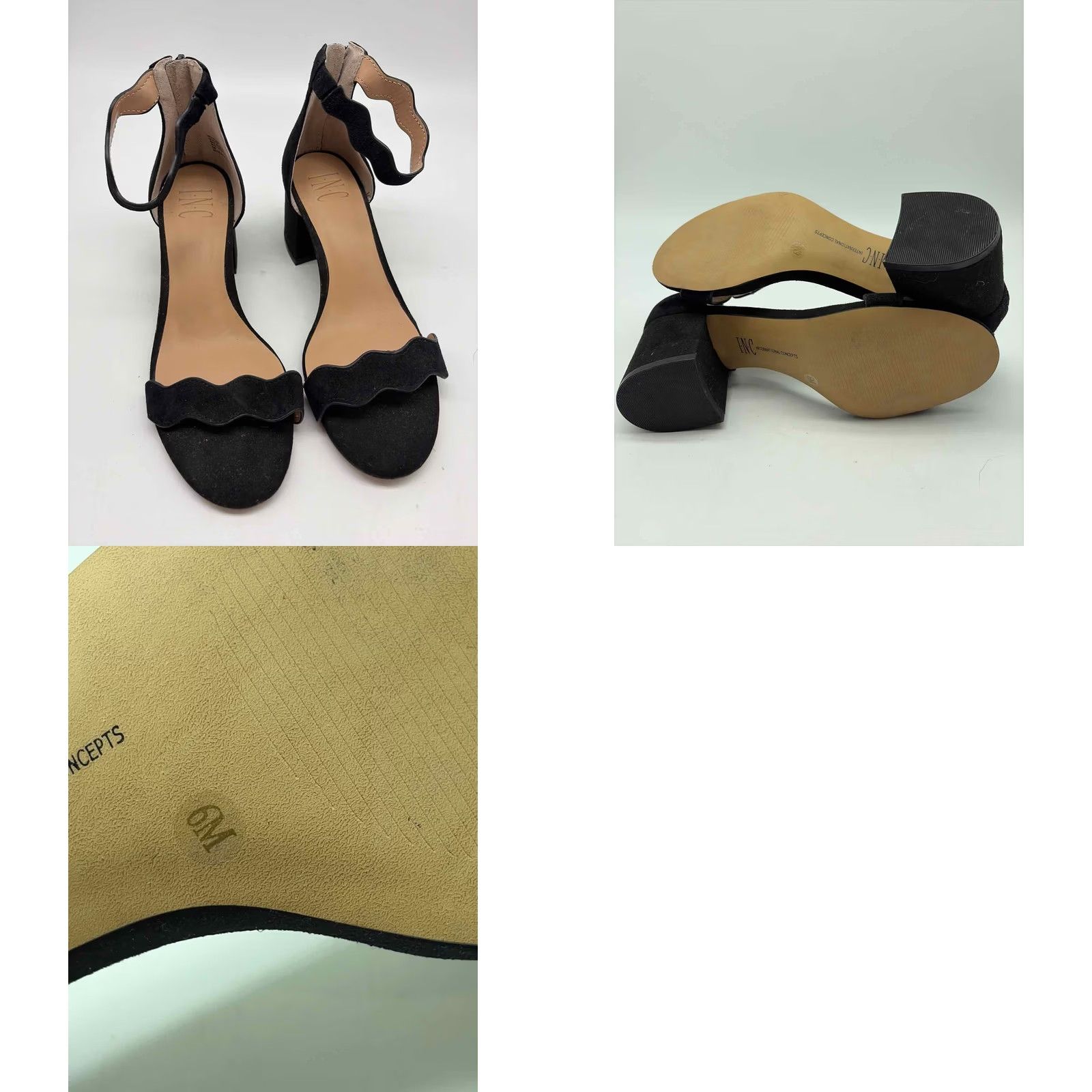 Incu INC Black Block Heels Size 6 Size US 6 / IT 36 - 9 Thumbnail