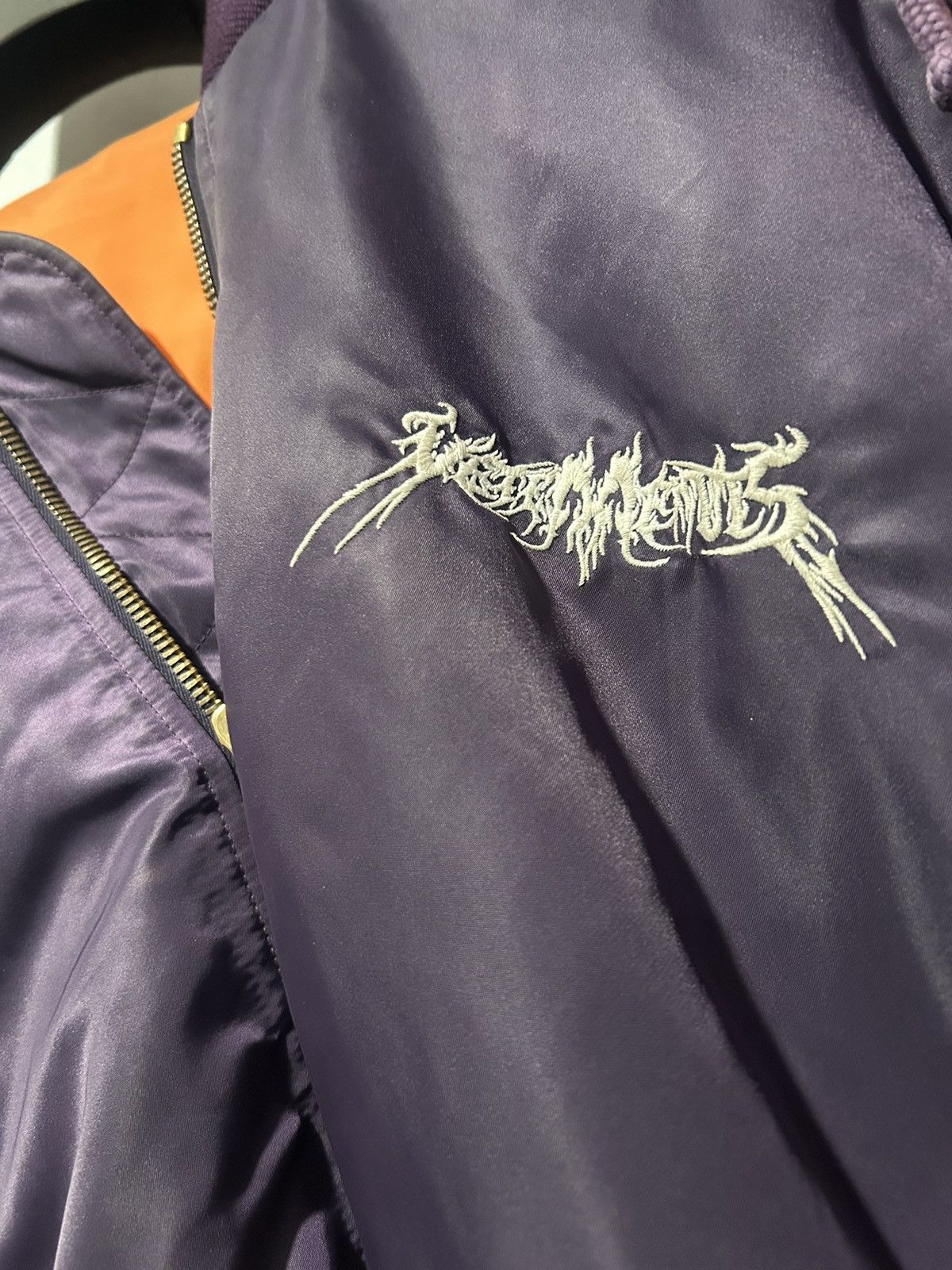 Vetements Vetements Total Fucking Darkness TFD bomber jacket Size US S / EU 44-46 / 1 - 7 Thumbnail