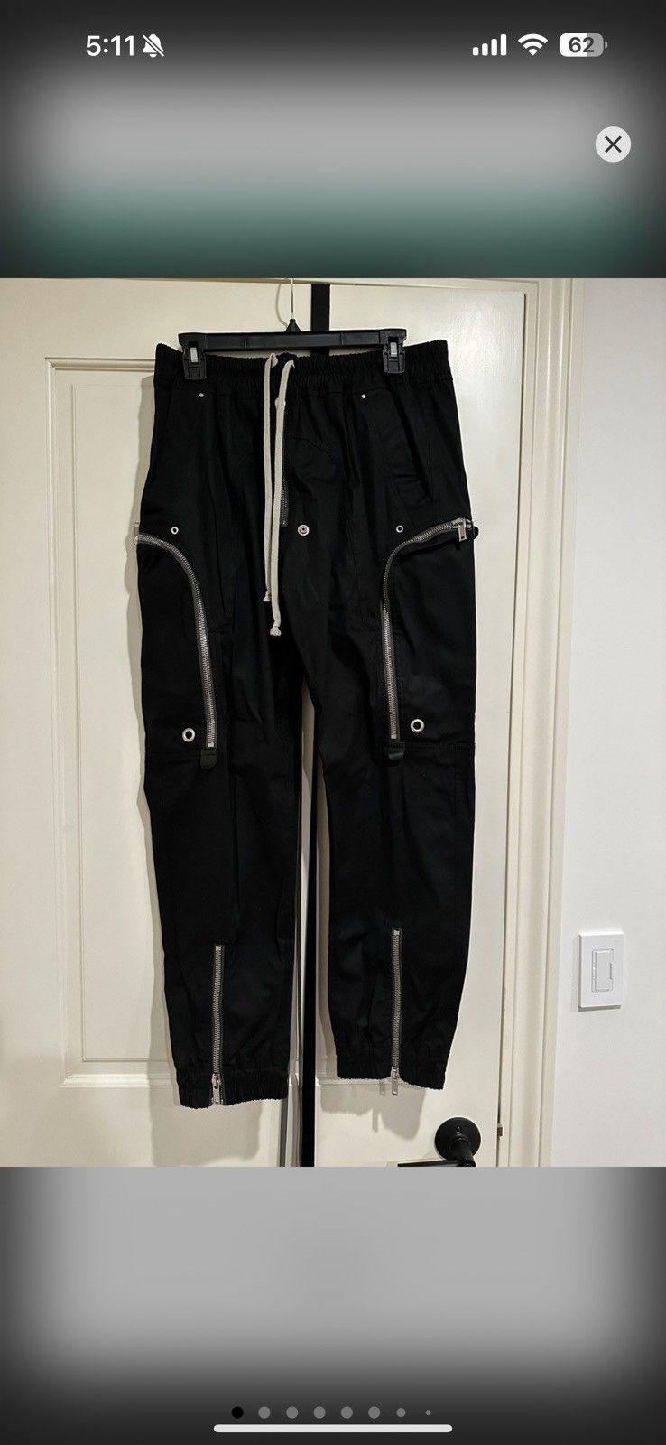Rick Owens Rick Owens Bauhaus Cargo pants Size US 34 / EU 50 - 1 Thumbnail