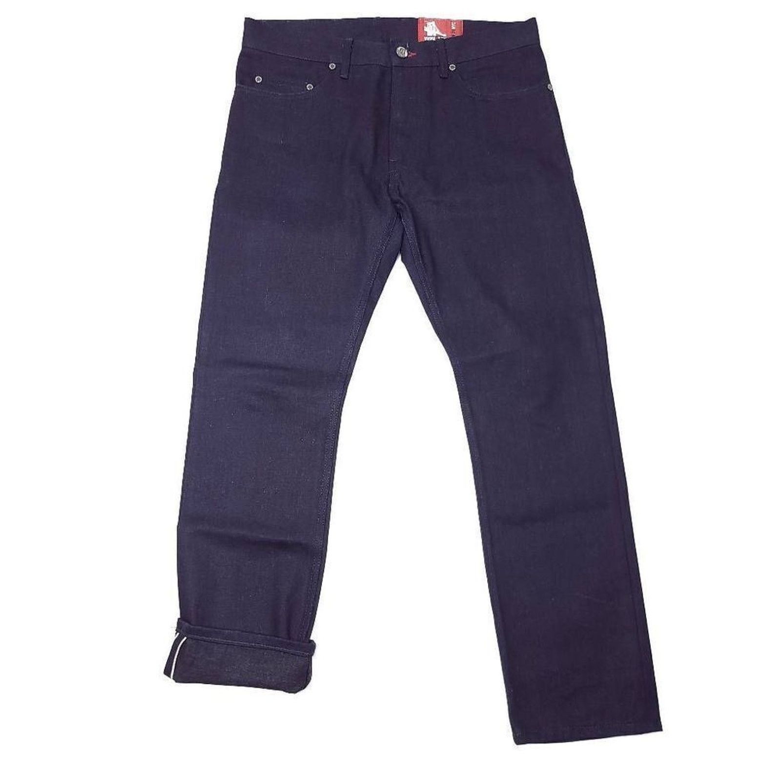 The Unbranded Brand Bridge & Boro Selvage Jeans Mens 31x29 Dark Blue USA Made Size US 31 - 10 Thumbnail