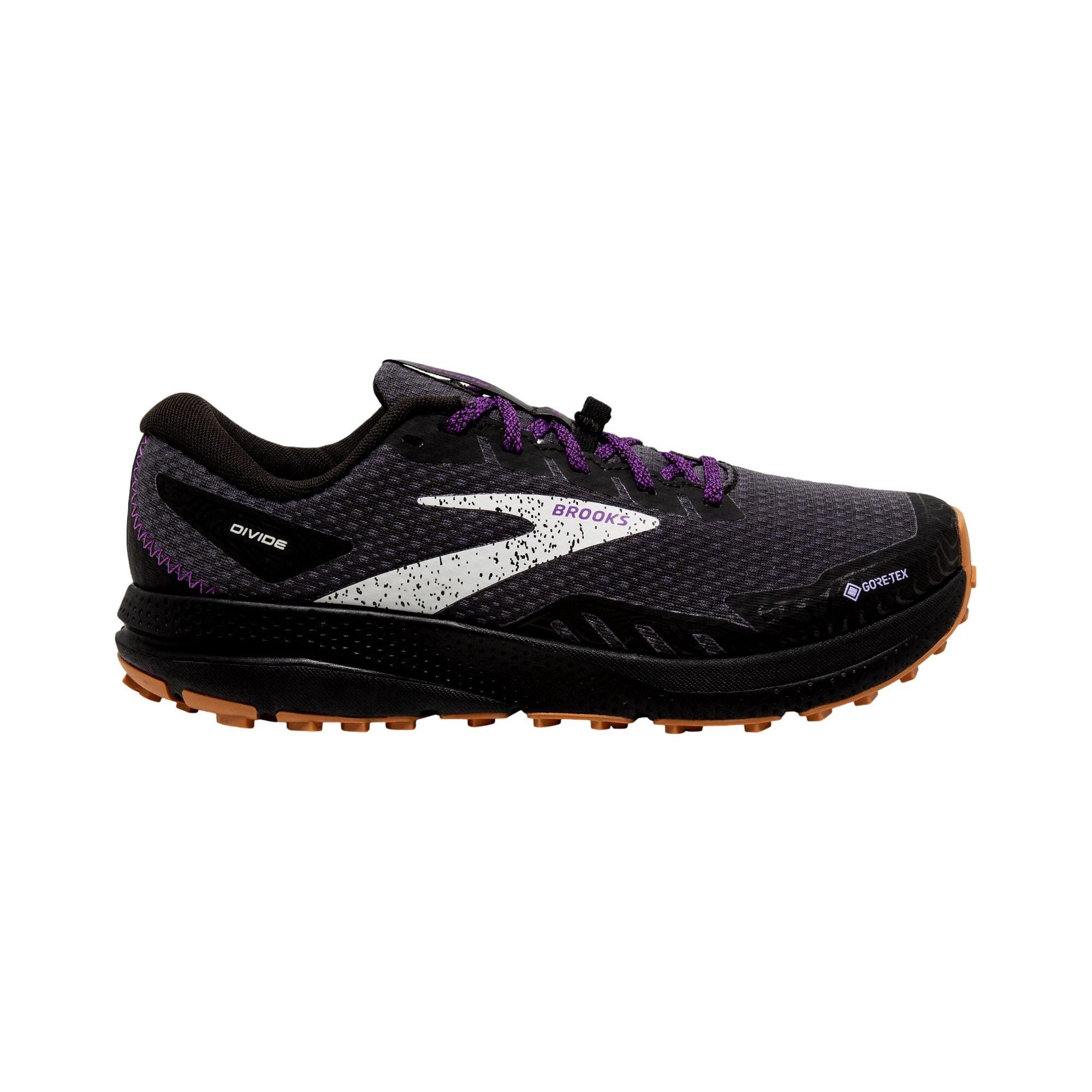 Brooks Divide 4 GTX Black / Blackened Pearl / Purple 120393 1B 073 Size US 8.5 / IT 38.5 - 1 Thumbnail