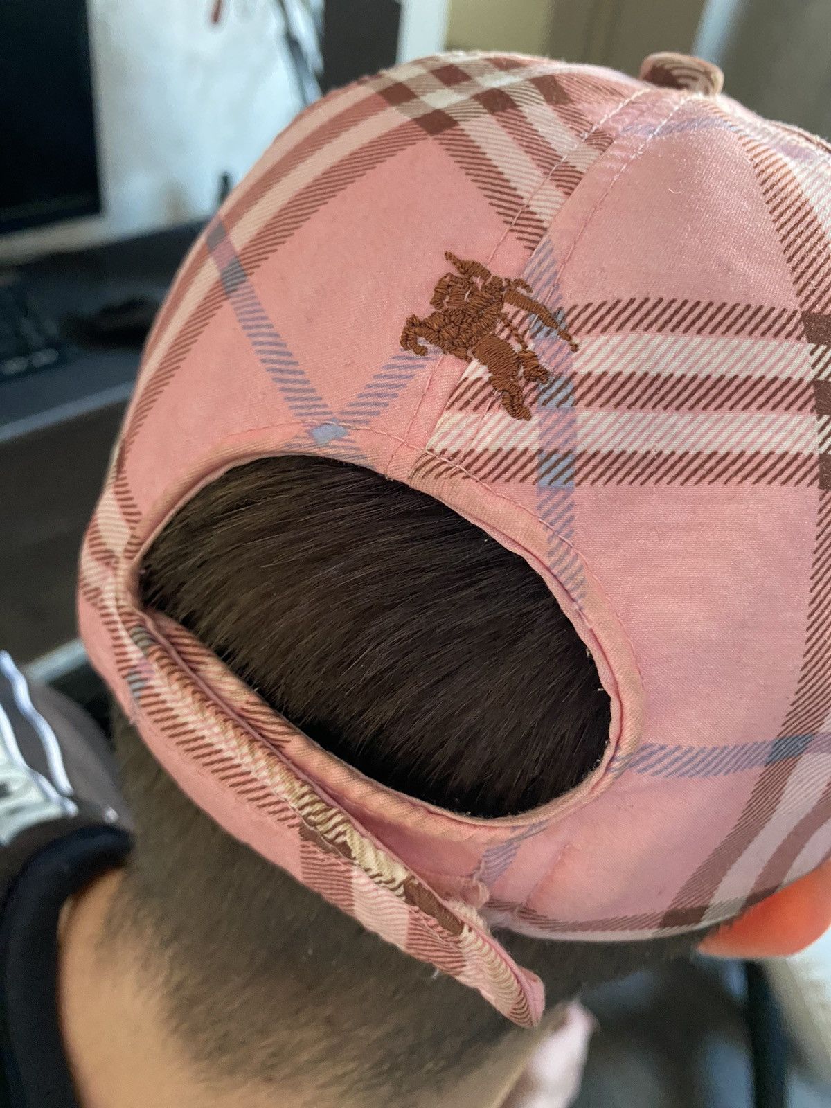 Burberry ❗️EXTRA RARE❗️pink burberry vintage luxury cap Size ONE SIZE - 5 Thumbnail
