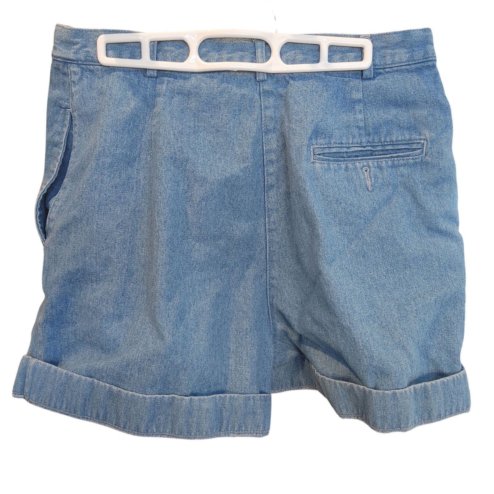 Other Westbound Women's 14 Light Blue Washed Denim Jean Shorts Size 36" / US 14 / IT 50 - 2 Thumbnail