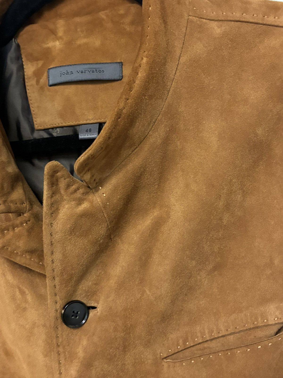 John Varvatos Varick Multibutton Suede Jacket EU 48 USA 38 Size US M / EU 48-50 / 2 - 5 Thumbnail