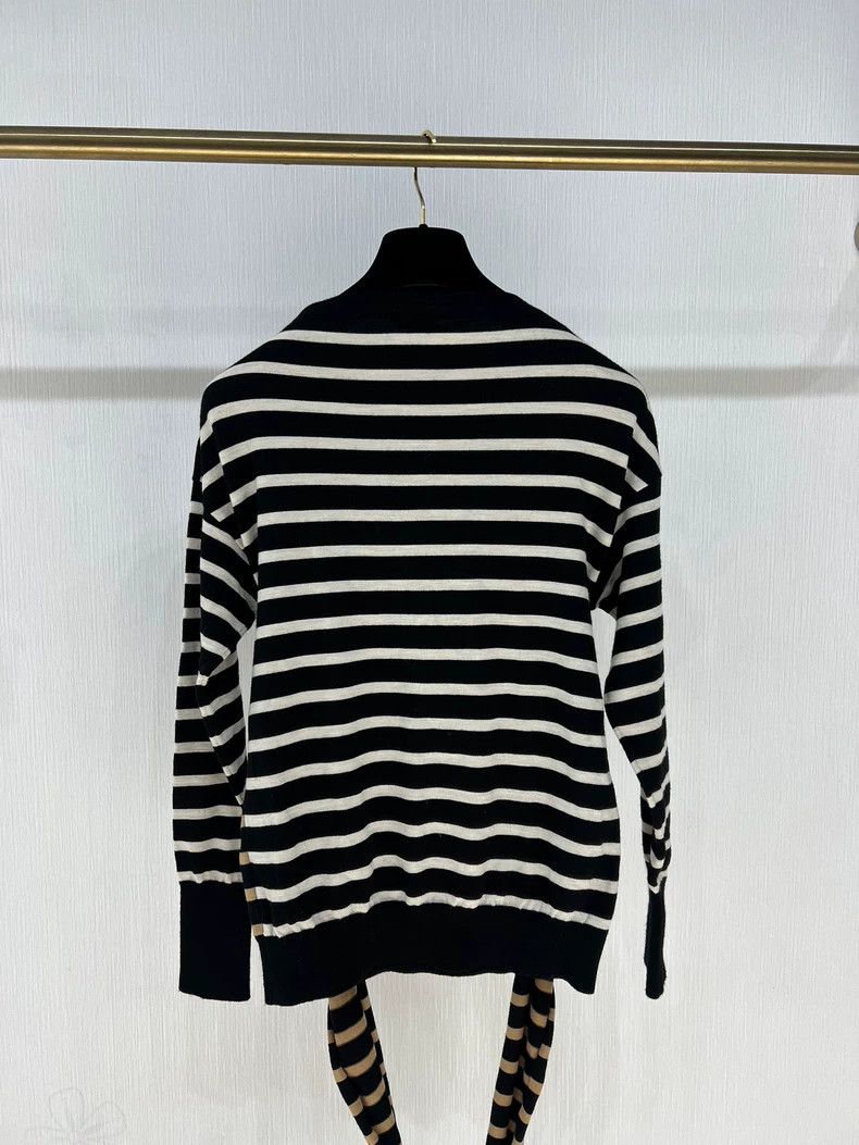 Loewe LOEWE Fake two-piece striped knitted top Size XS / US 0-2 / IT 36-38 - 3 Thumbnail