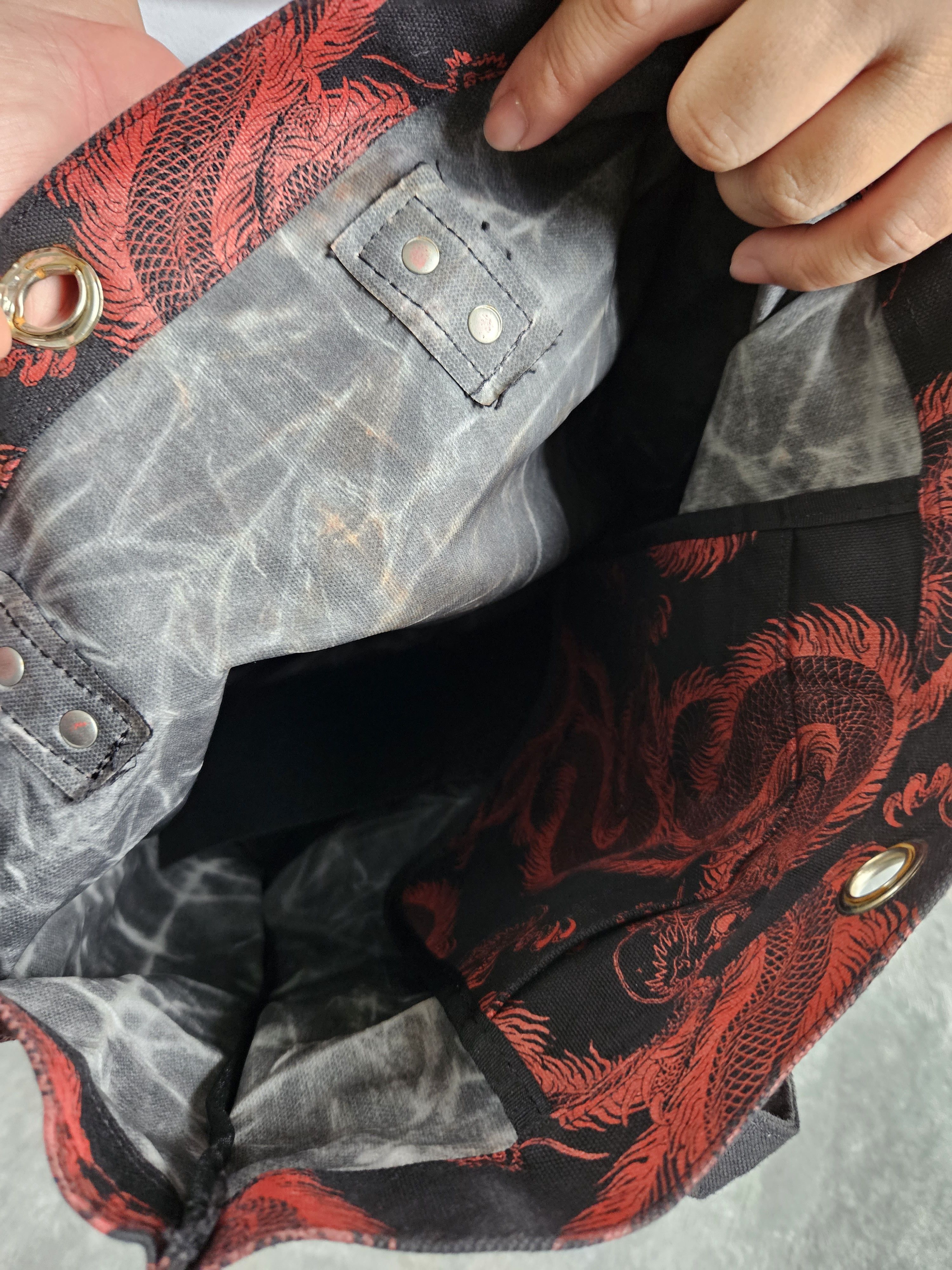 20471120 SHIN COMPANY FOTUS DRAGON TOTE BAG Size ONE SIZE - 8 Thumbnail