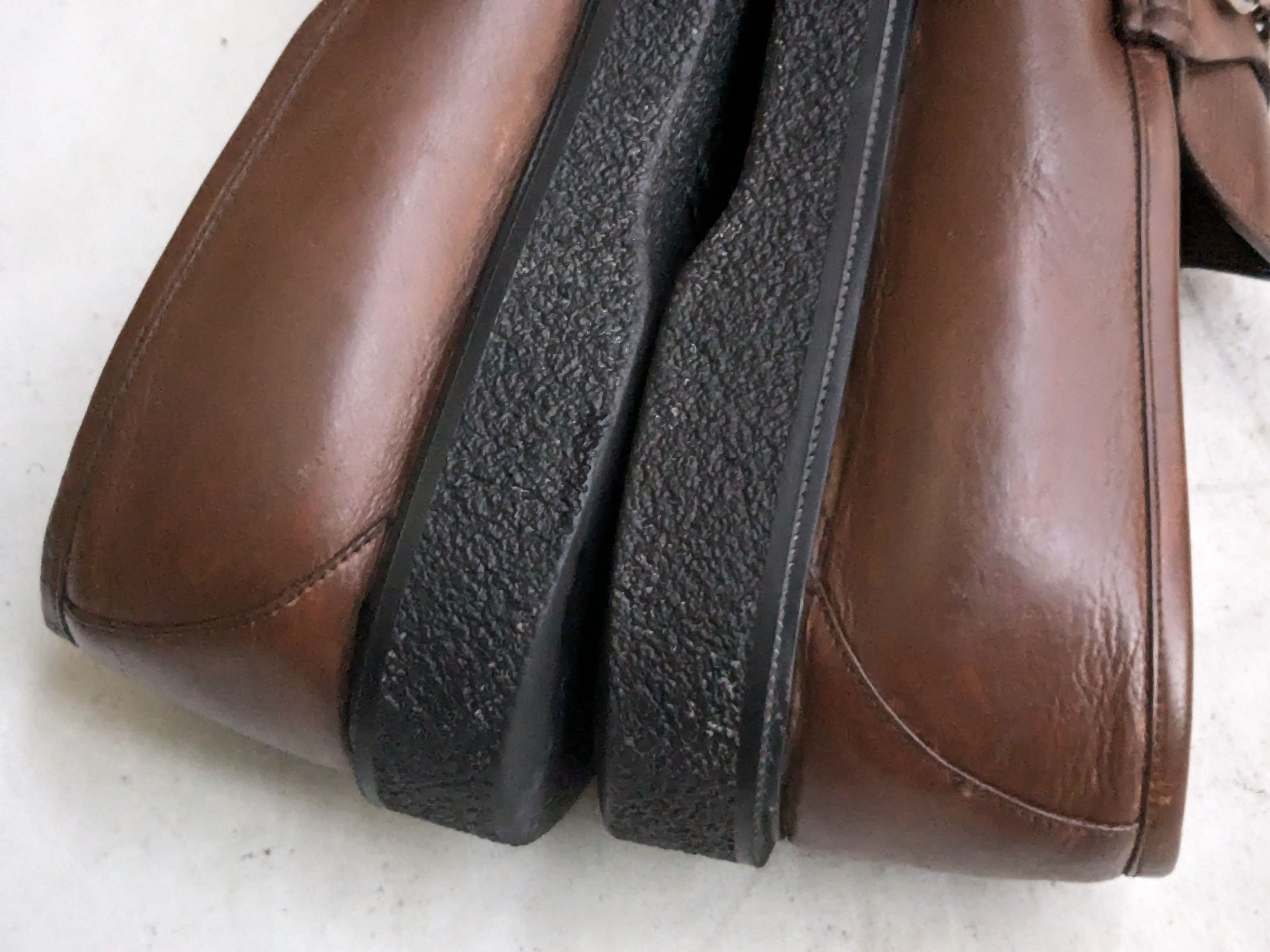 Gucci Gucci Horsebit Driving Loafers Brown Leather 10 Buckle Size US 10 / EU 43 - 9 Thumbnail