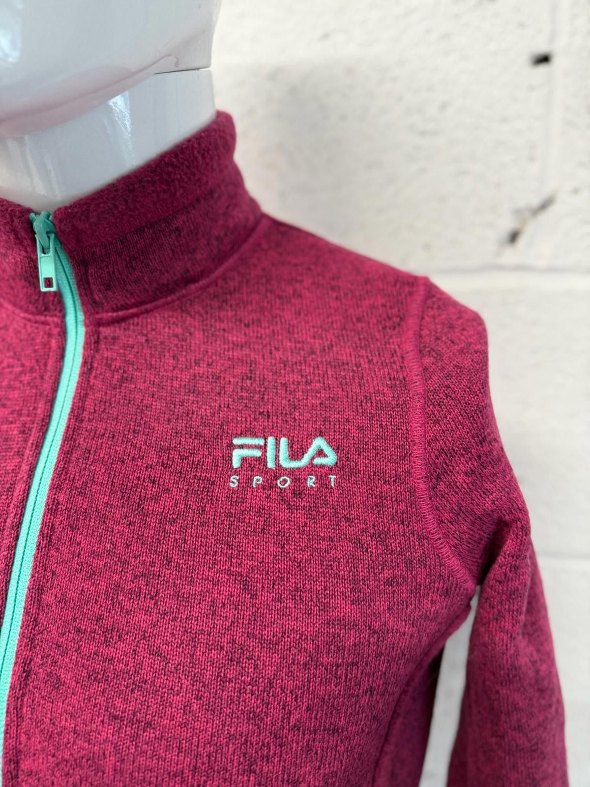 Fila Fila Magenta Sport Zip-Up Jacket Womens Size 14 Size L / US 10 / IT 46 - 3 Thumbnail