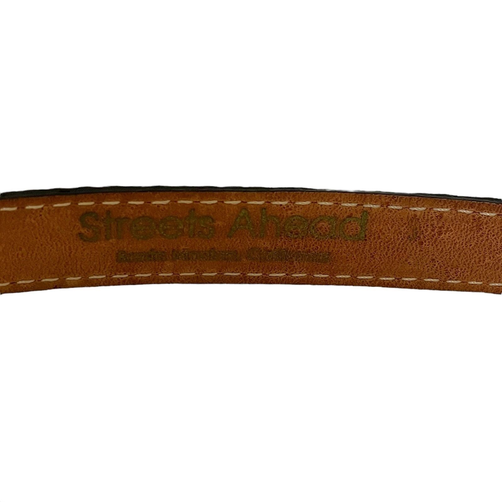 Other Streets Ahead Green Snake Embossed Leather Long Flap Belt Size ONE SIZE - 5 Thumbnail