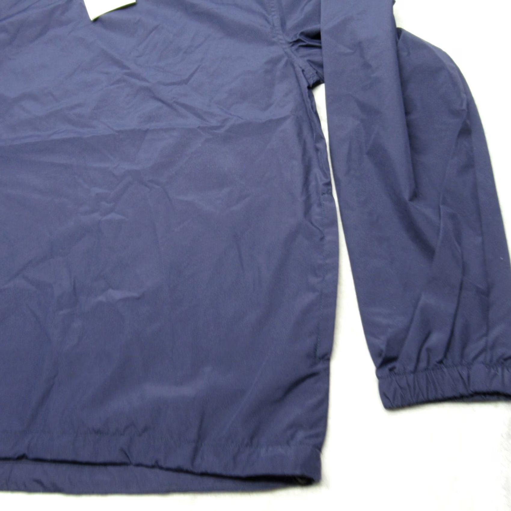 Vintage Tri-Mountain Jacket Mens Large Blue Pockets Drawcord Hem V-Neck Anorak NEW Size US L / EU 52-54 / 3 - 6 Thumbnail