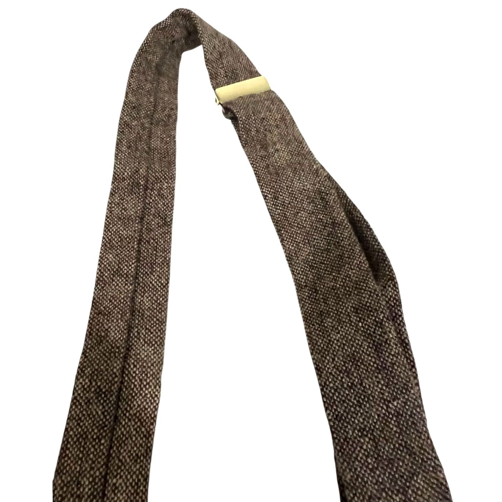 Vintage Gillmons Suspender Unisex Brown Tweed Clip Braces Adjustable Stretch Y Back Mens Size ONE SIZE - 5 Thumbnail