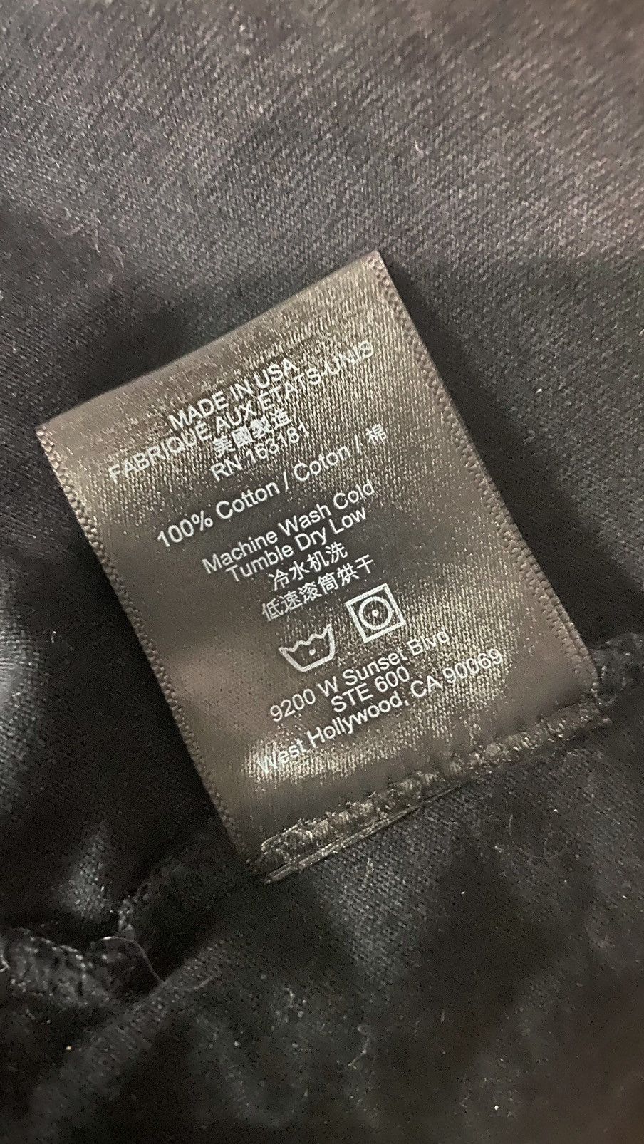 Rhude Rhude Washed Black track tee Size XS / US 0-2 / IT 36-38 - 5 Thumbnail