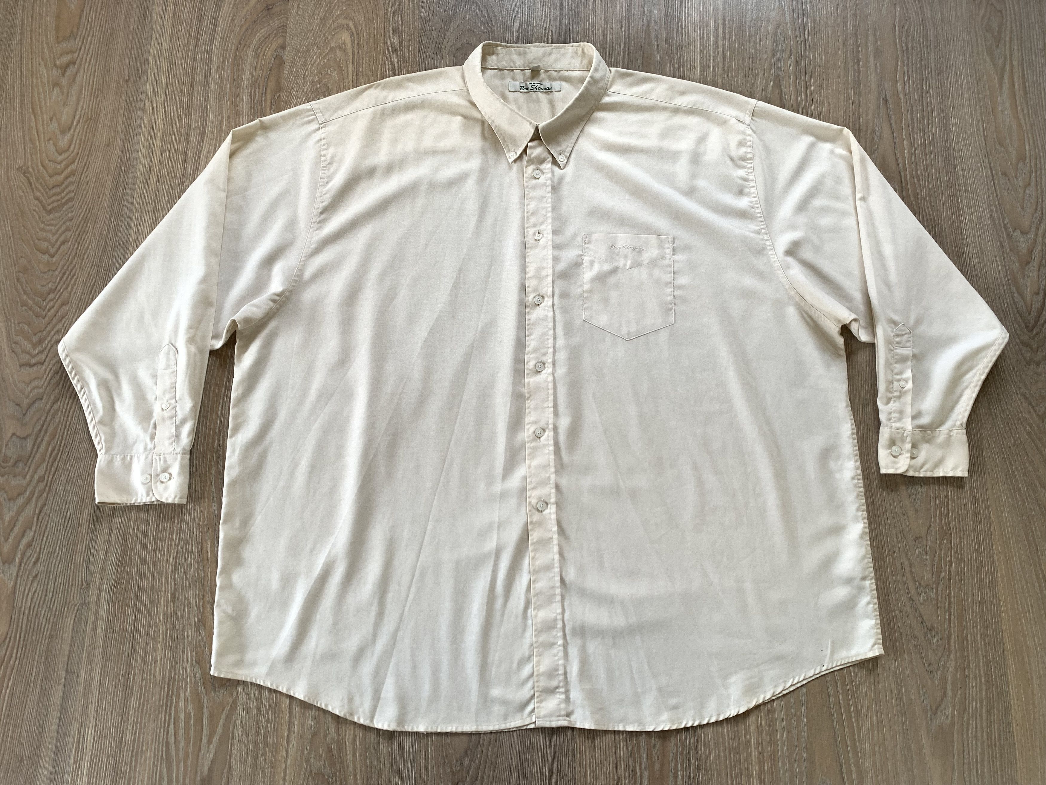 Ben Sherman Ben Sherman Mens Vintage Cotton Button Up Size US XXL / EU 58 / 5 - 2 Thumbnail