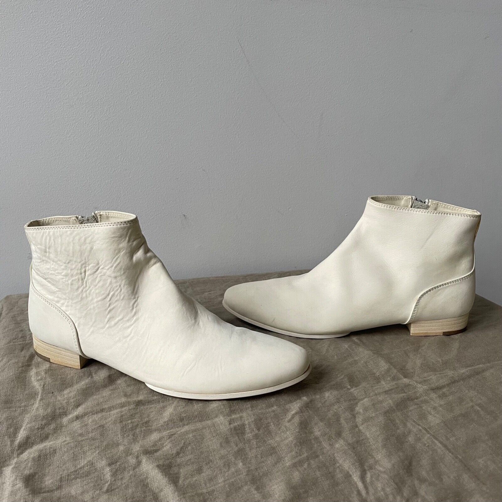 Jil Sander Jil Sander Leather Almond Toe Boots 8500AC Size US 6 / IT 36 - 1 Thumbnail