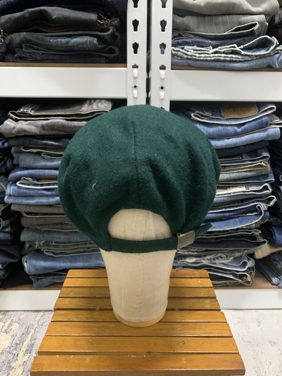 Vintage Vintage An Irish Blessing Green Wool Flatcap Hat Size ONE SIZE - 5 Thumbnail