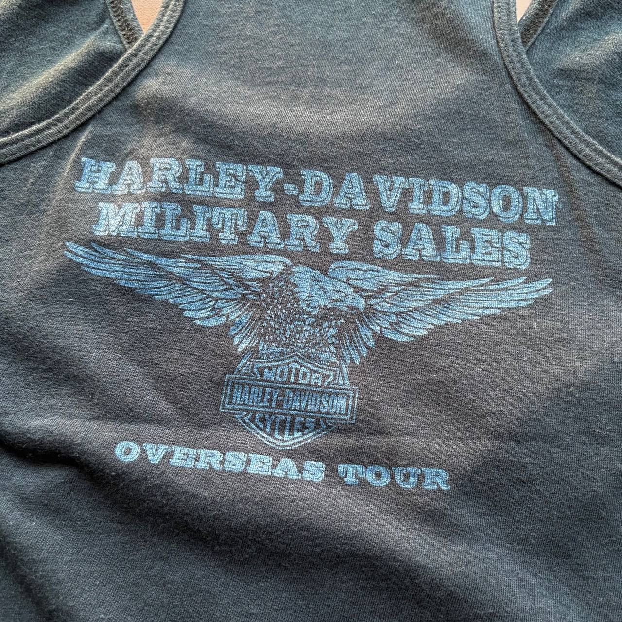 Harley Davidson Y2K Harley Davidson Eagle Logo Overseas Tour Tank Top Size US XS / EU 42 / 0 - 4 Thumbnail