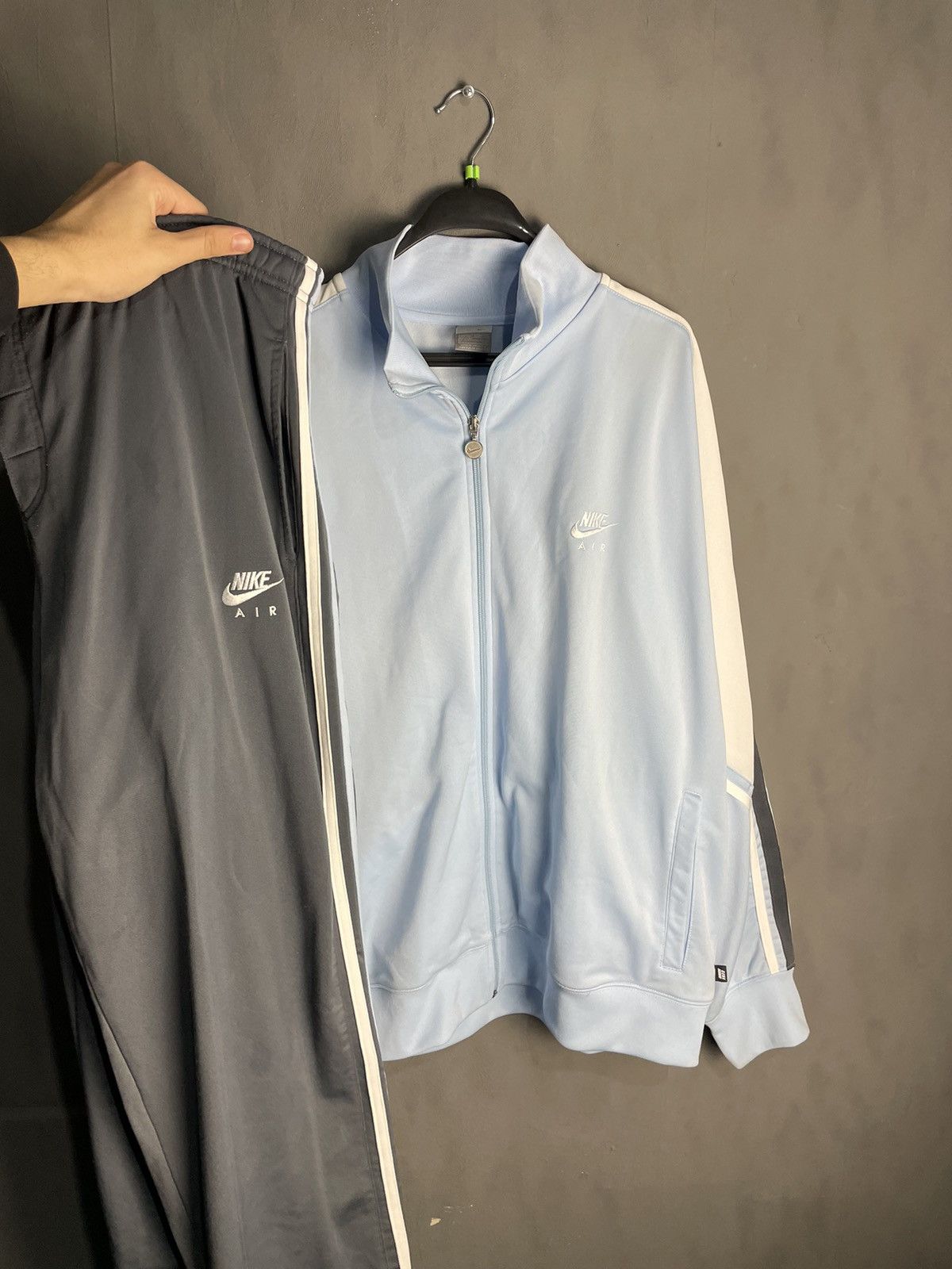 Nike Vintage Nike Tracksuit Y2K Pants Swoosh Drill 90s Baggy Size US 38 / EU 54 - 1 Thumbnail