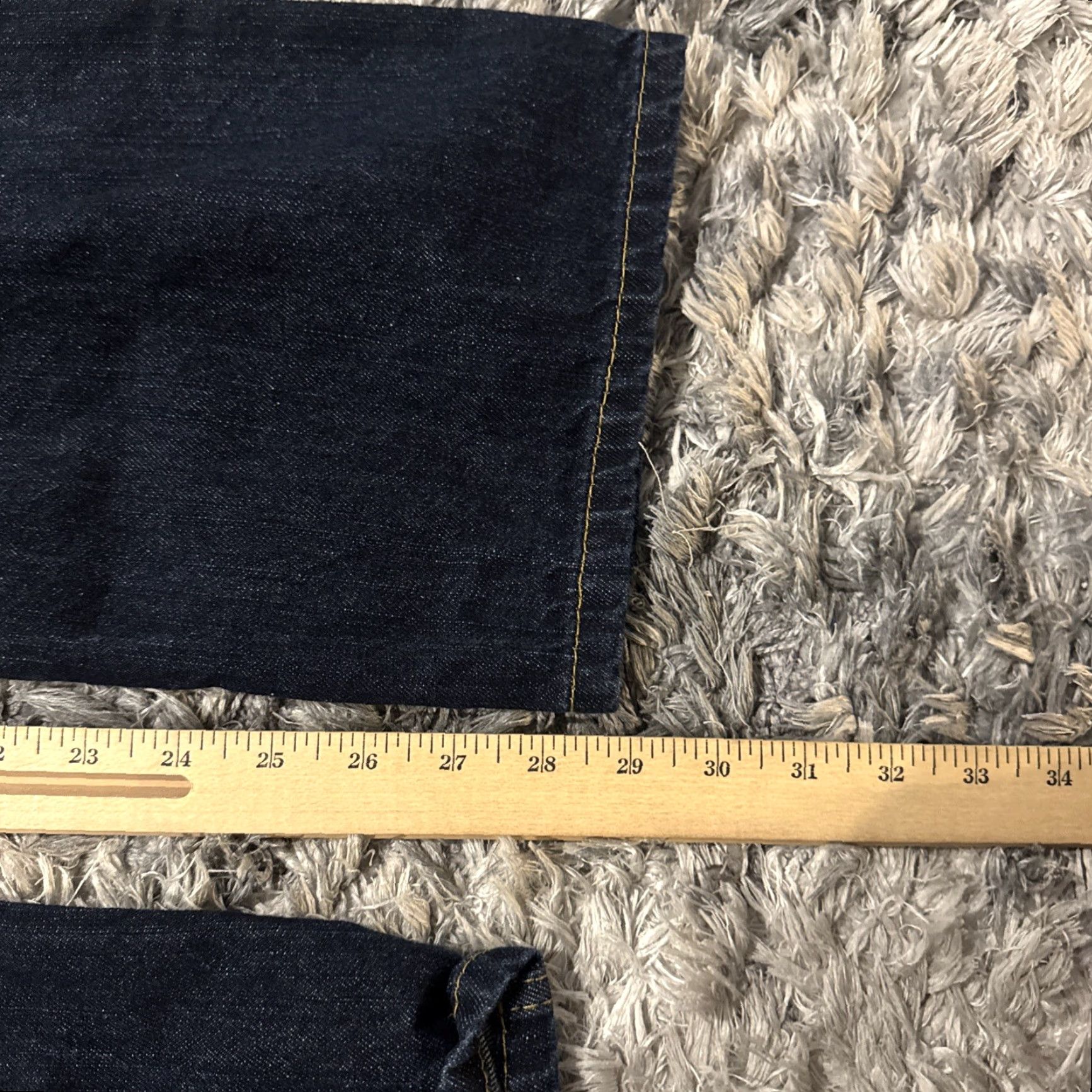 Levi's VINTAGE Levi's 505 Jeans Women Blue Denim Straight Casual Fit Size 20 30x30 Rare Men's? No, women. Size 30" / US 8 / IT 44 - 5 Thumbnail