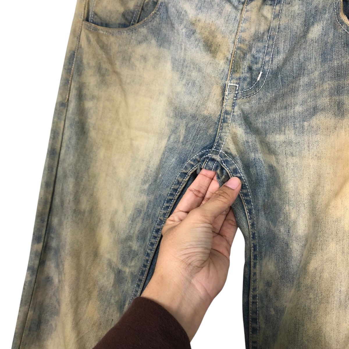 Japanese Brand Vintage Skinny Denim Jeans Glad News Acid Wash Issey Miyake Size US 34 / EU 50 - 16 Thumbnail