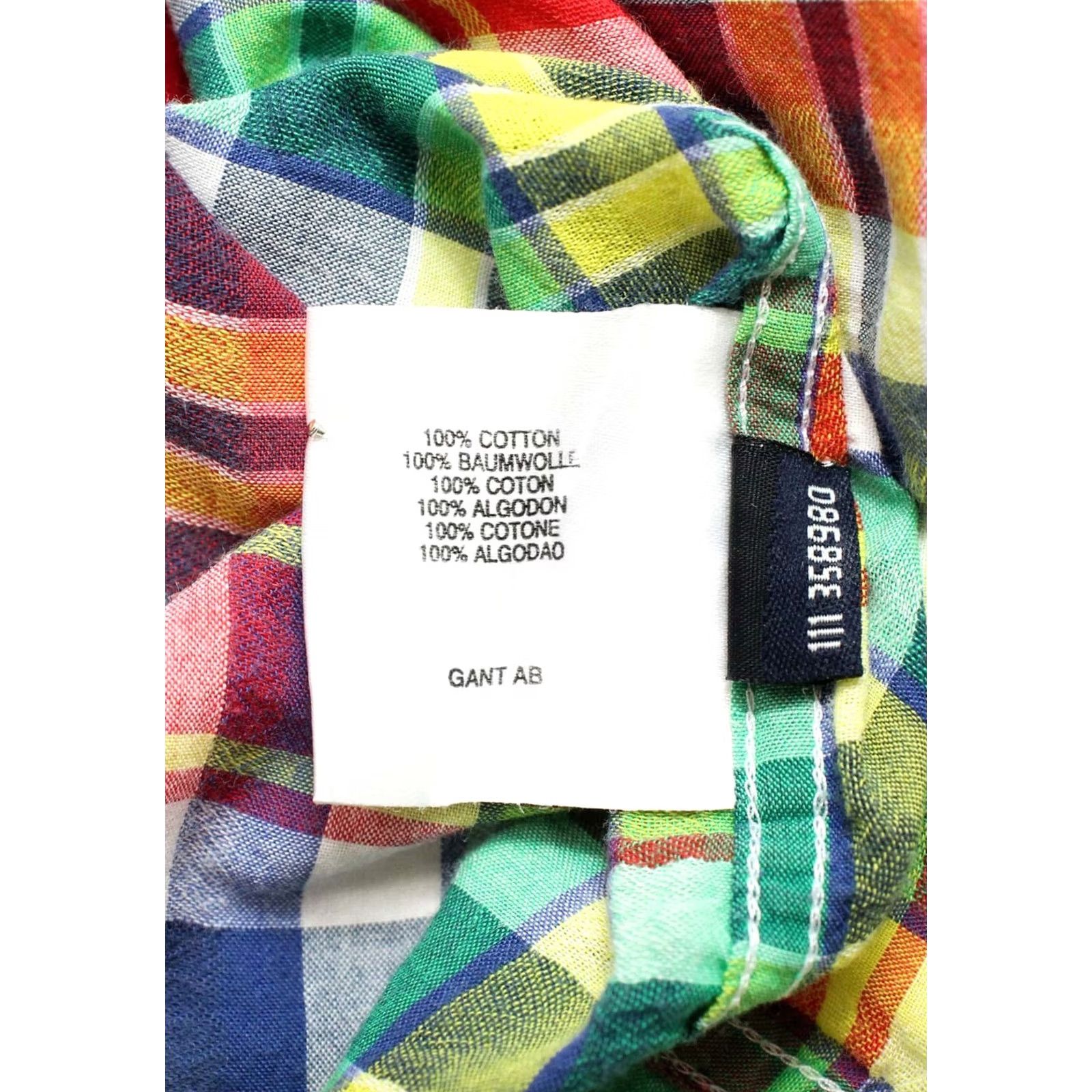 Gant Gant Shirt Men's XL Checked Button Down Handloom Madras E-Z Fit Size US XL / EU 56 / 4 - 8 Thumbnail