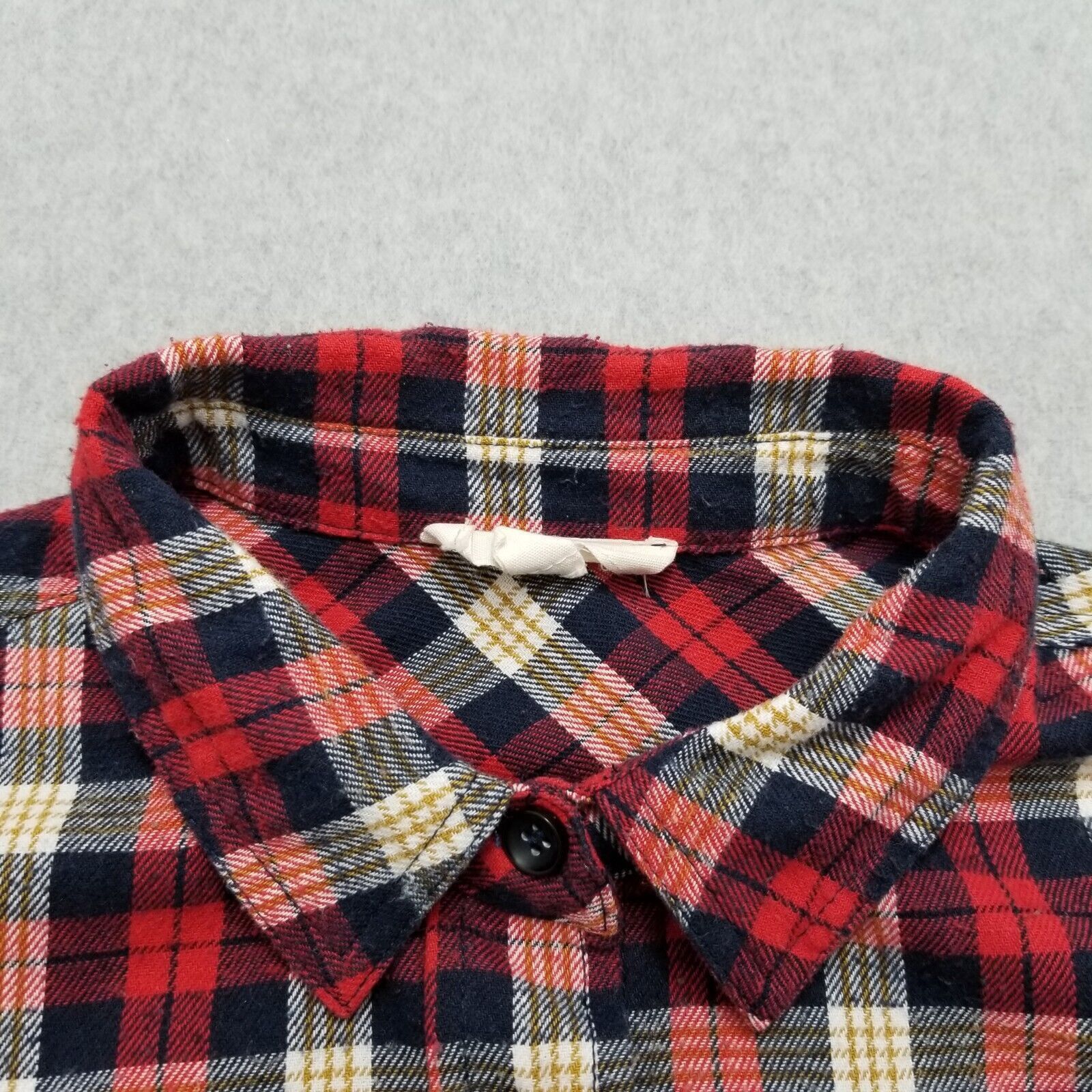 Other Entro Shirt Womens Small Plaid Flannel Button Up Pockets Size S / US 4 / IT 40 - 4 Thumbnail