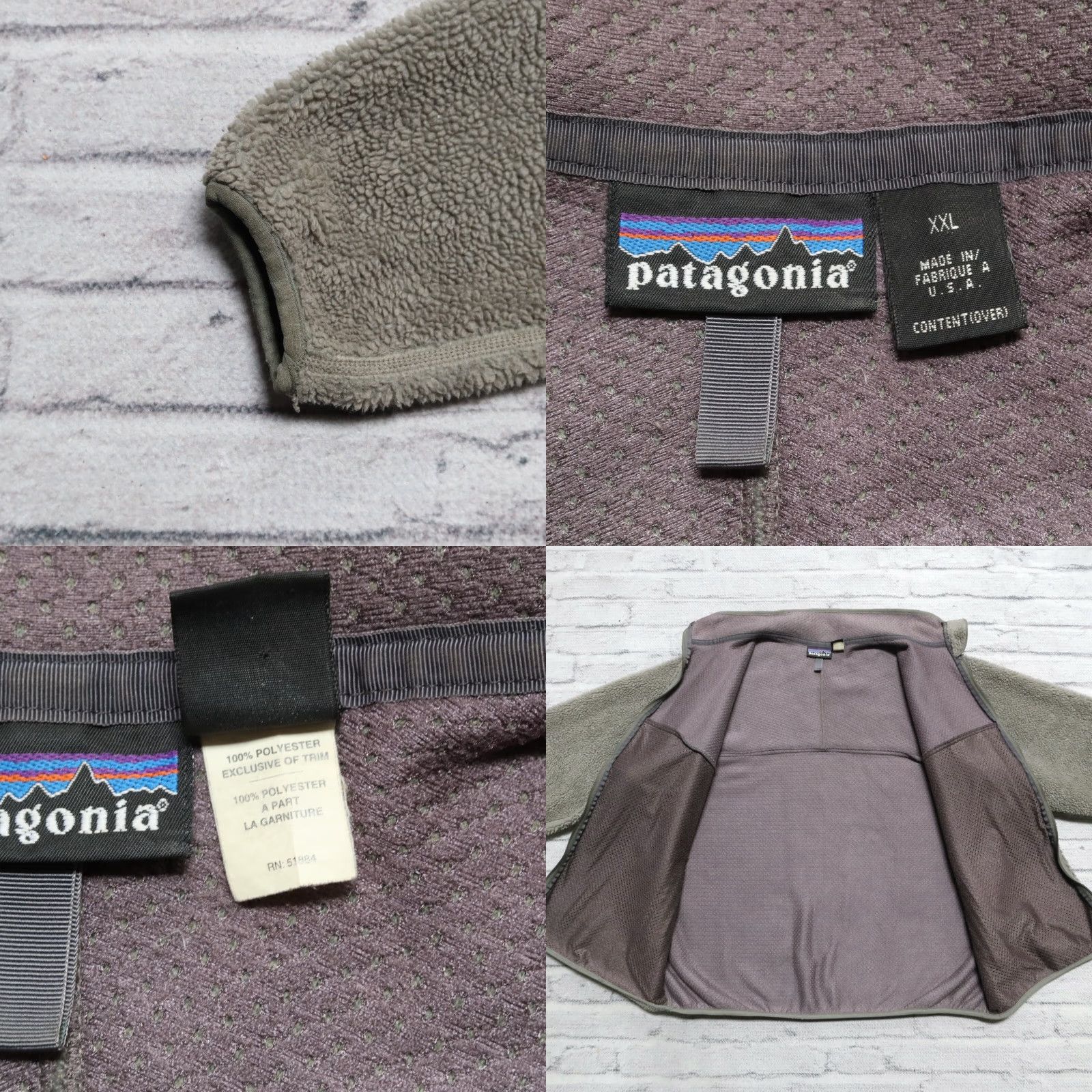 Patagonia VINTAGE Patagonia Retro-X Pile Fleece Jacket 2XL Green Men Size US XXL / EU 58 / 5 - 9 Thumbnail
