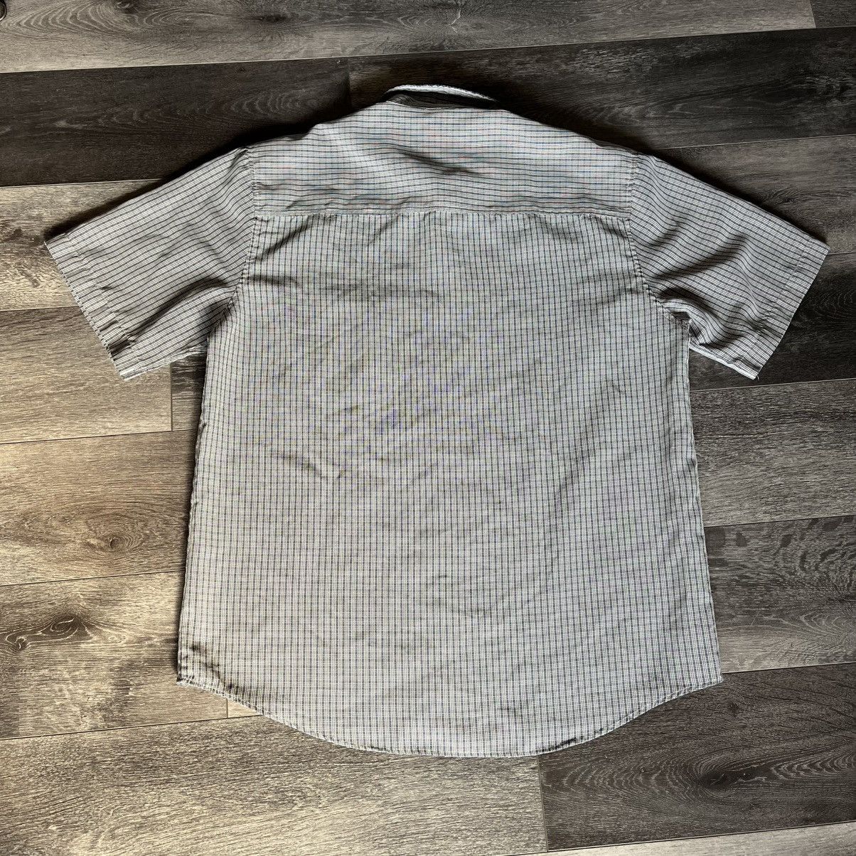 Billabong Vintage Billabong Skater Grey Navy Paid S/S Button Up Shirt Size US M / EU 48-50 / 2 - 2 Thumbnail