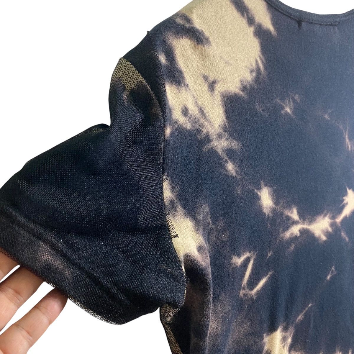 5351 POUR LES HOMMES × Vintage Vintage 5351 Pour Les Homme Mesh Tshirt Tie Dye S Size Size S / US 4 / IT 40 - 9 Thumbnail
