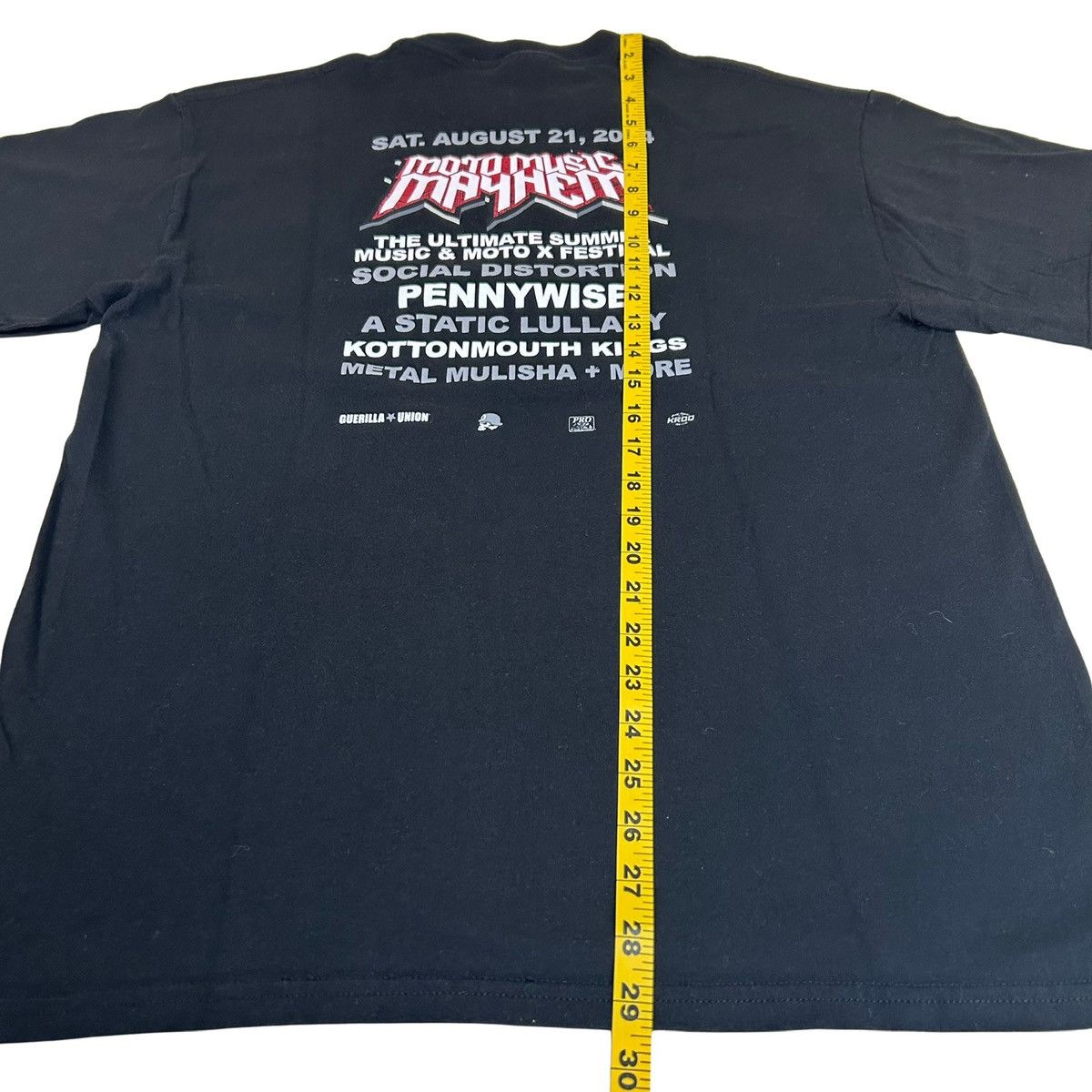Vintage 2004 Moto Music Mayhem Metal Concert Festival T Shirt Size US L / EU 52-54 / 3 - 9 Thumbnail