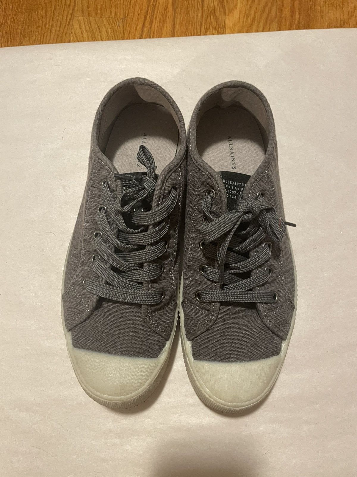 Allsaints Allsaints grey low top sneakers Size US 8 / EU 41 - 1 Thumbnail