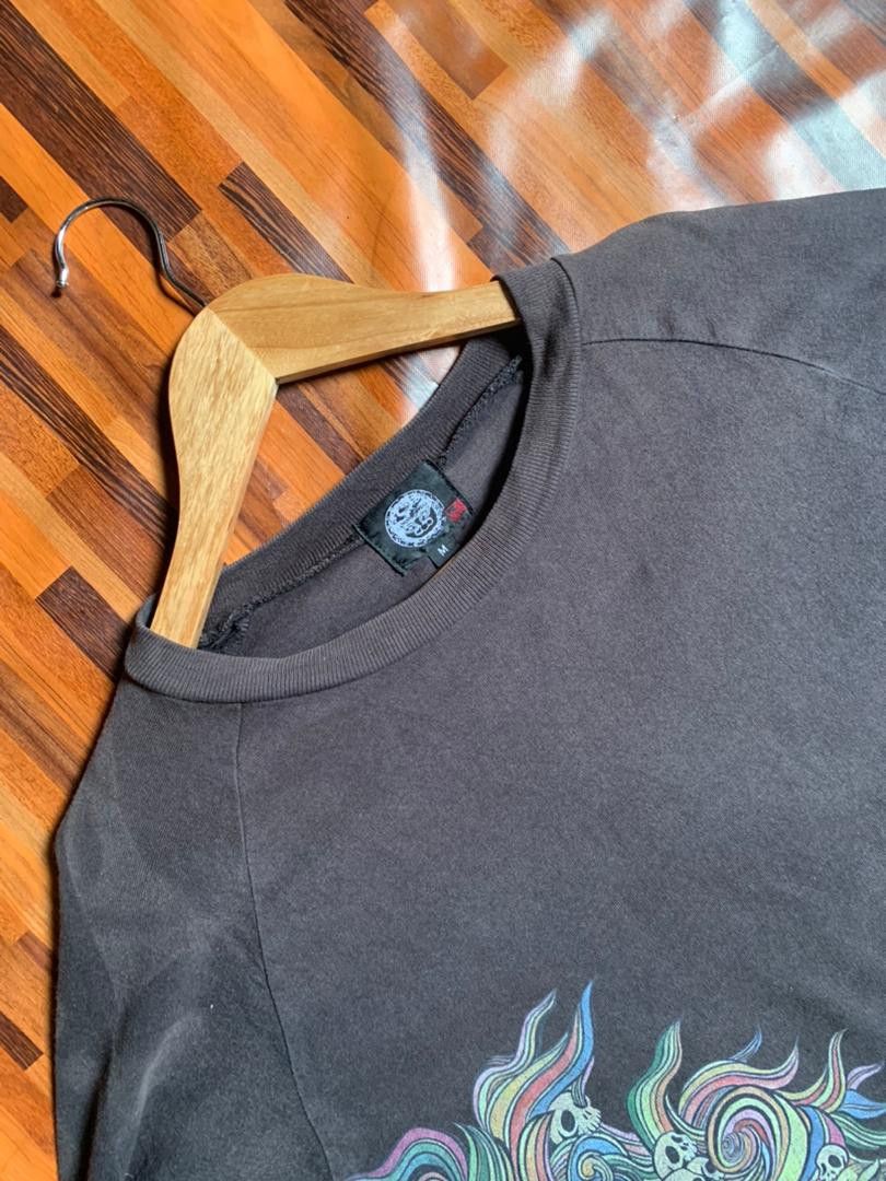 Japanese Brand e30 VINTAGE onigashima rock japan SUKAJAN SHIRT Size US L / EU 52-54 / 3 - 8 Thumbnail