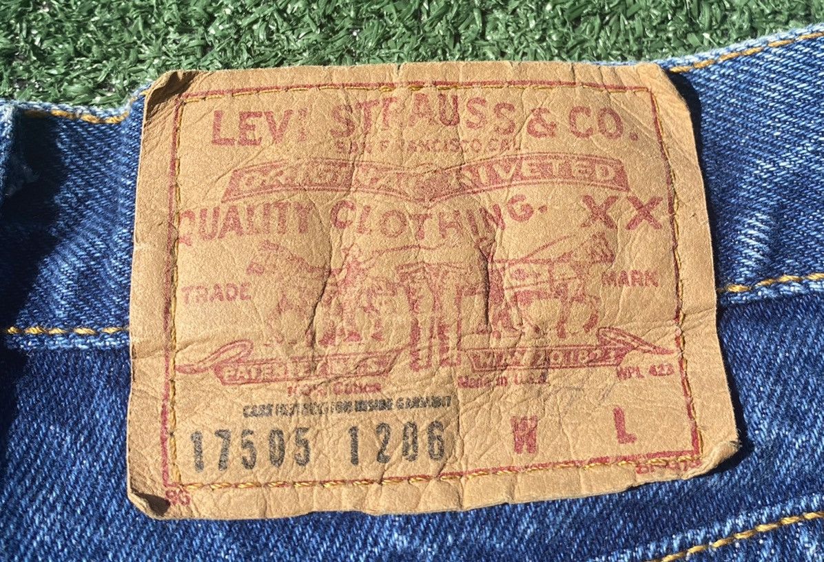 Levi's Vintage Clothing VTG 80’s Levi’s 17505 High Waisted Denim Jeans 28 Inch Waist Size 28" / US 6 / IT 42 - 9 Thumbnail